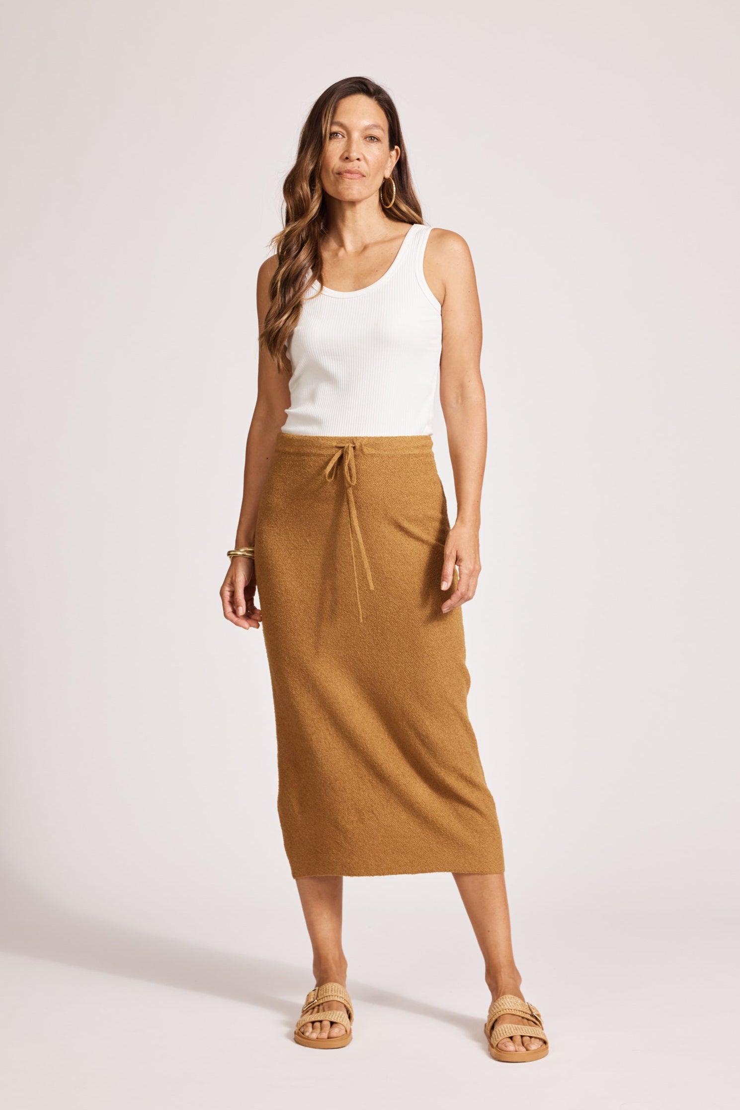 Alcazar Knit Skirt - Maple