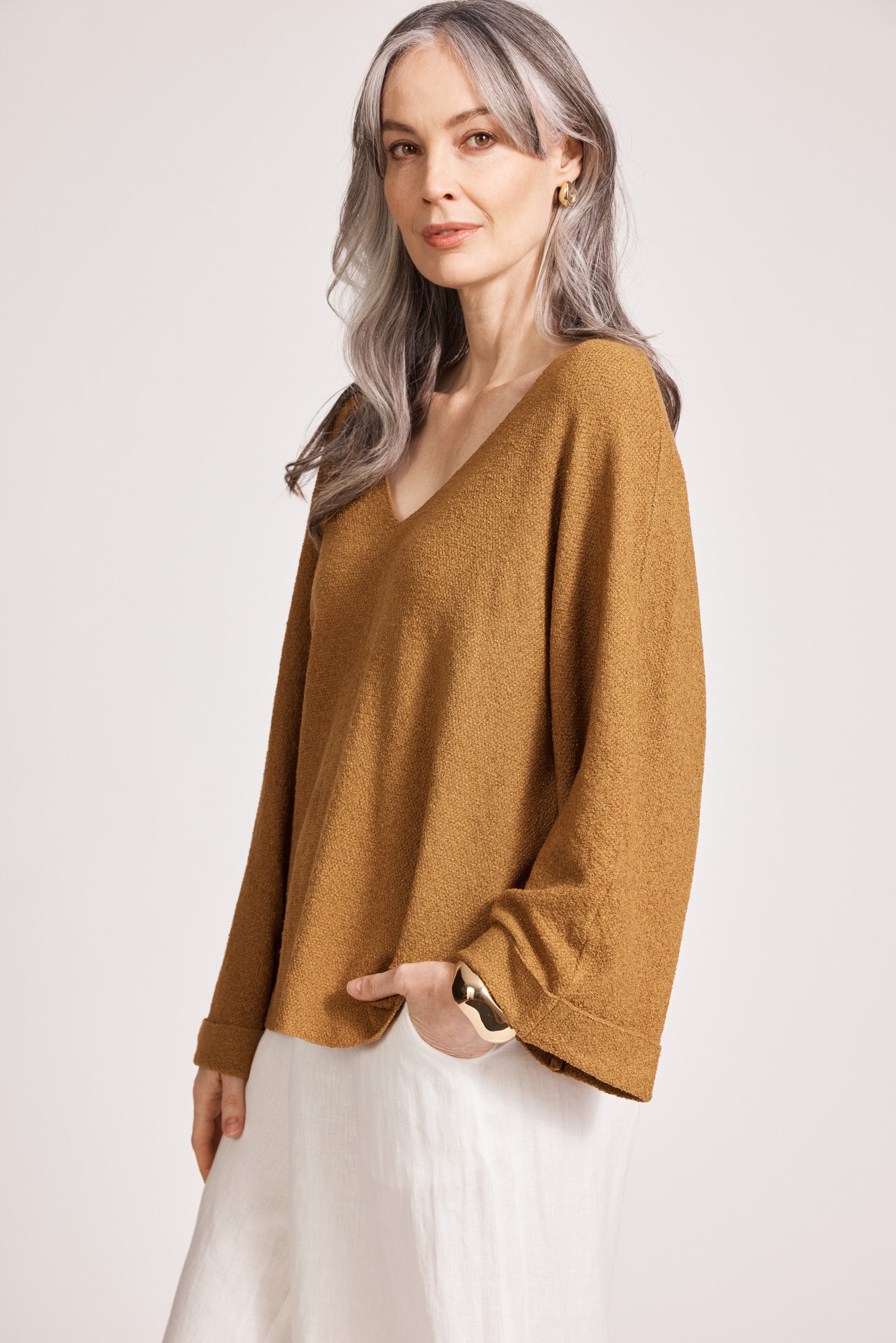 Alcazar Knit Jumper - Maple