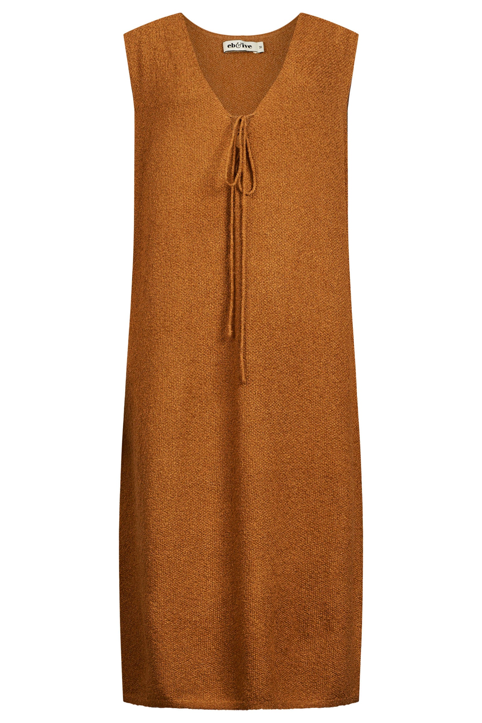 Alcazar Knit Tie Dress - Maple