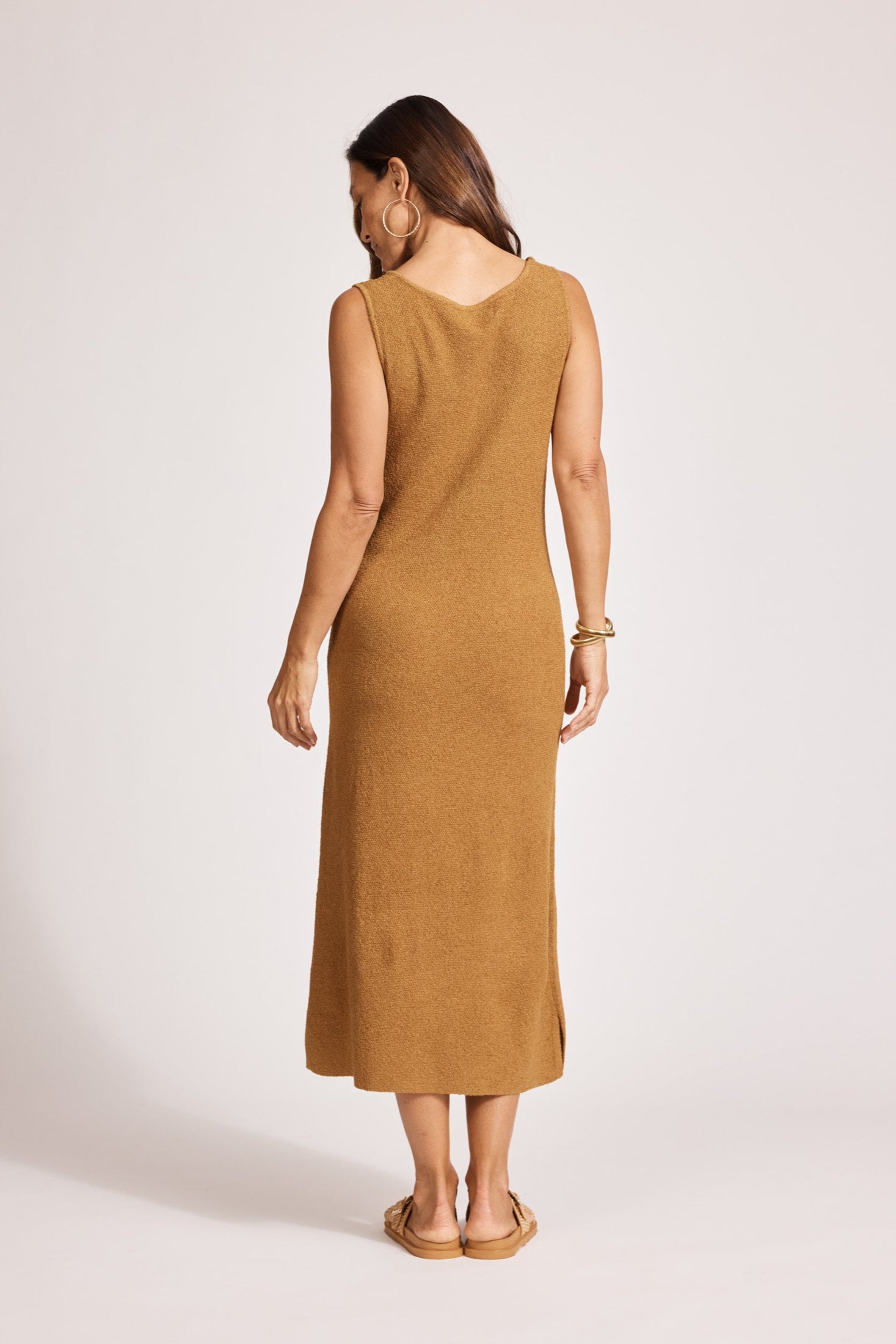 Alcazar Knit Tank Dress - Maple