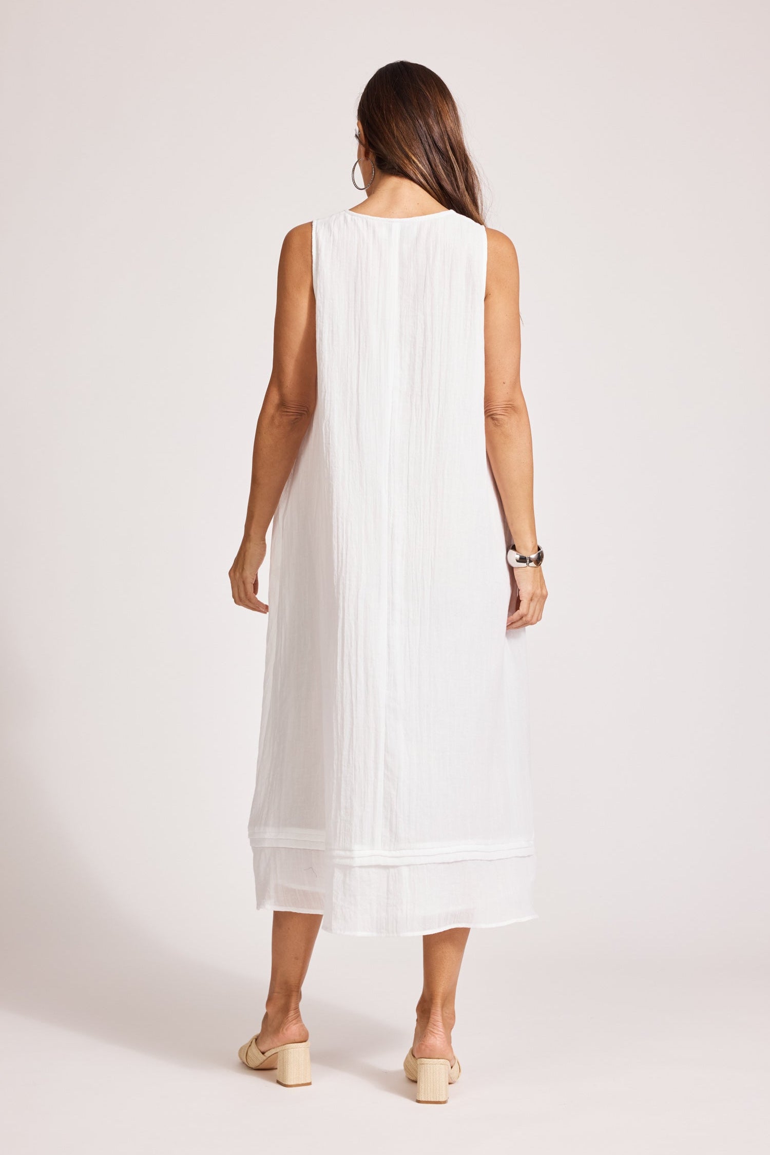 Orsula Tank Maxi Dress - White