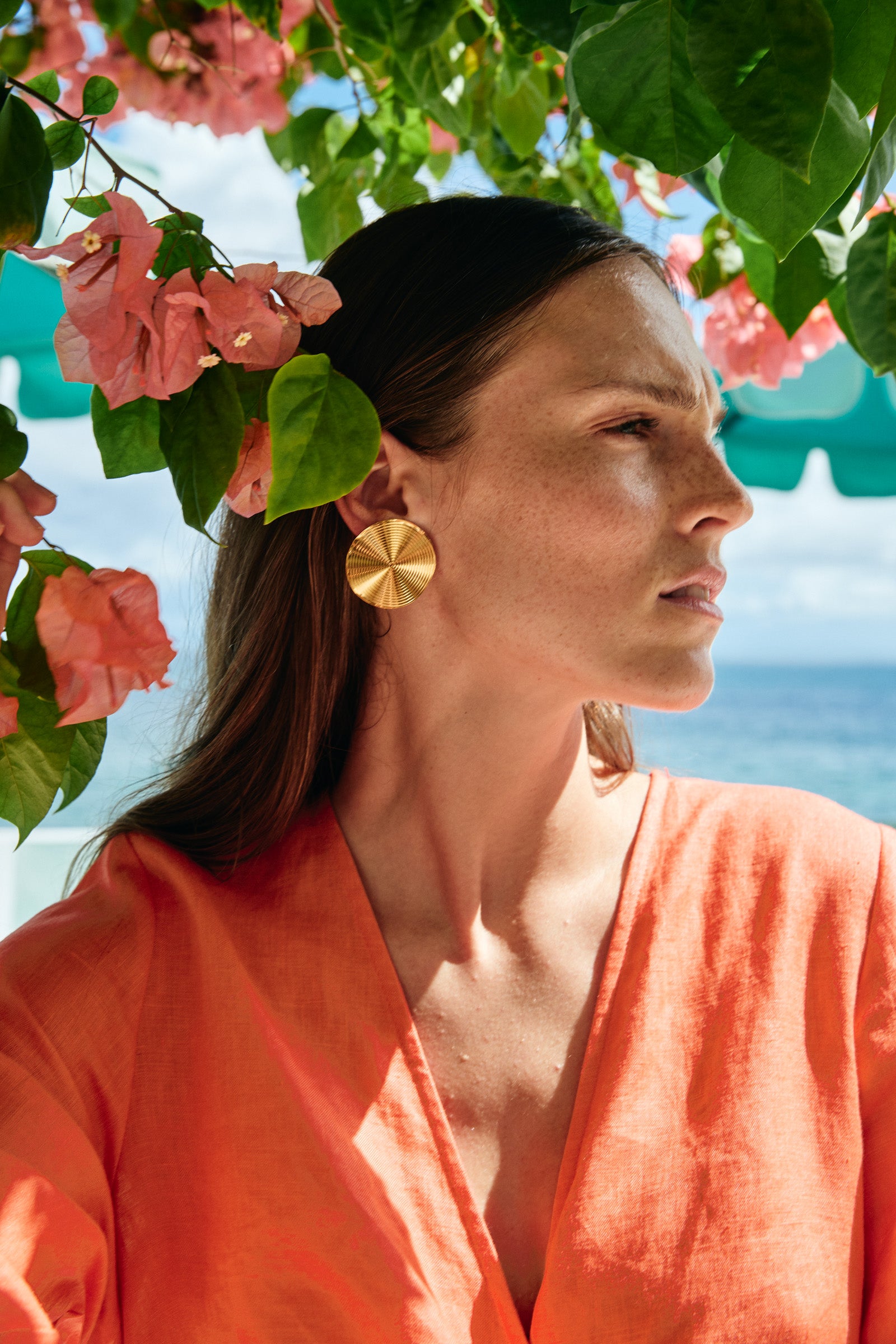Melenia Clip On Earring - Round Clip