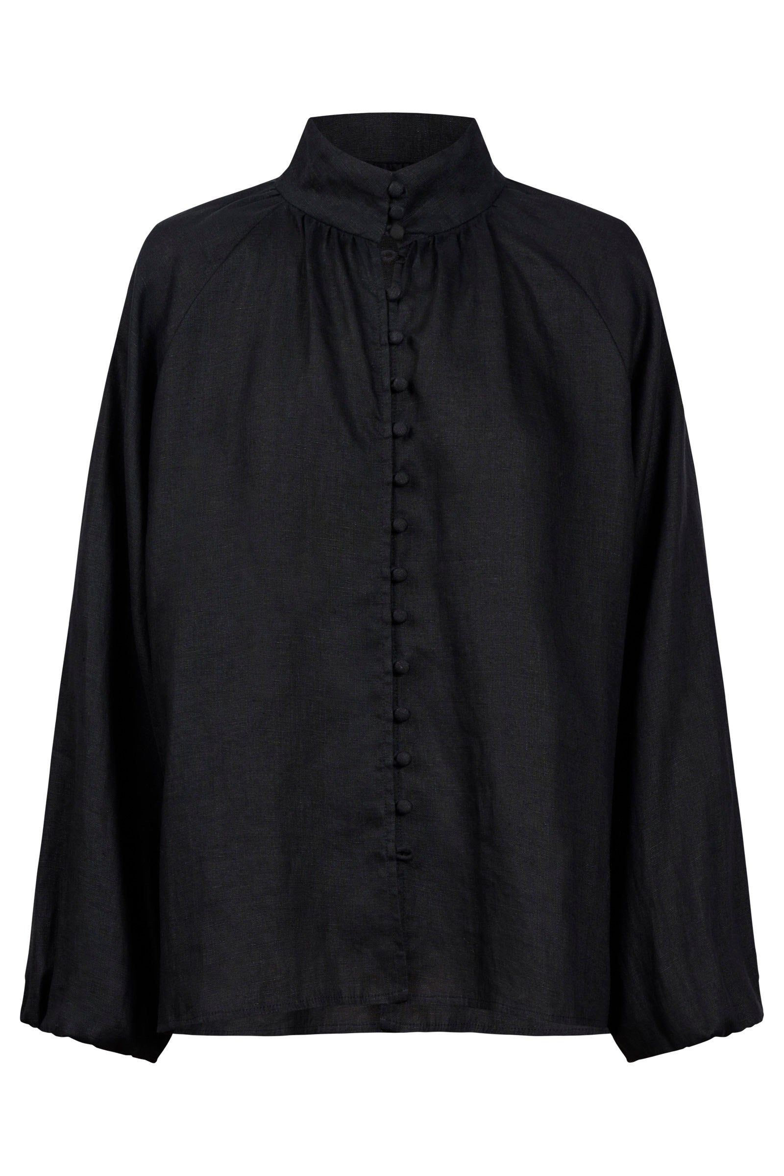 Bajau Button Shirt - Black