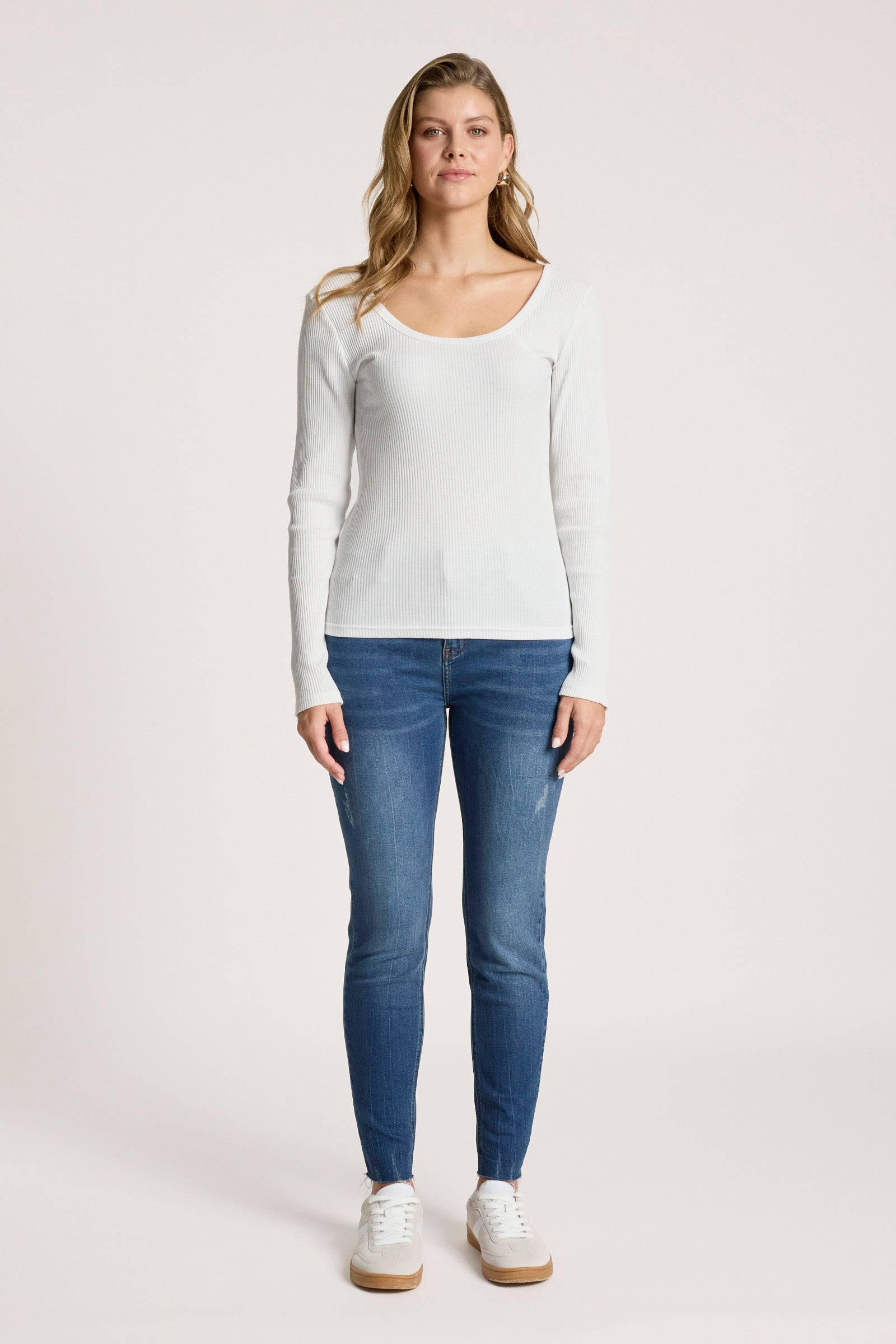 Plage Long Sleeve Tshirt - White