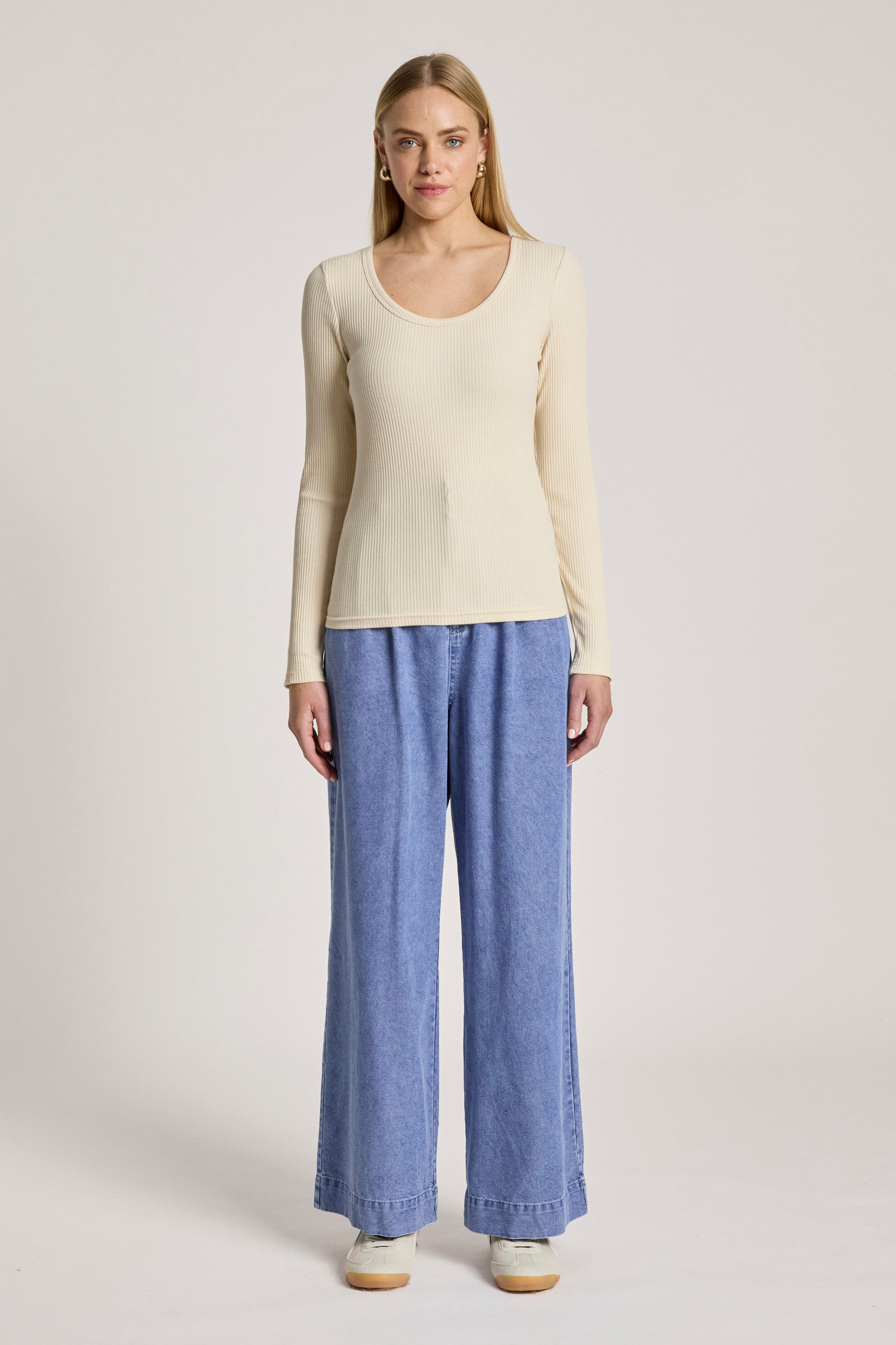 Plage Long Sleeve Tshirt - Dune