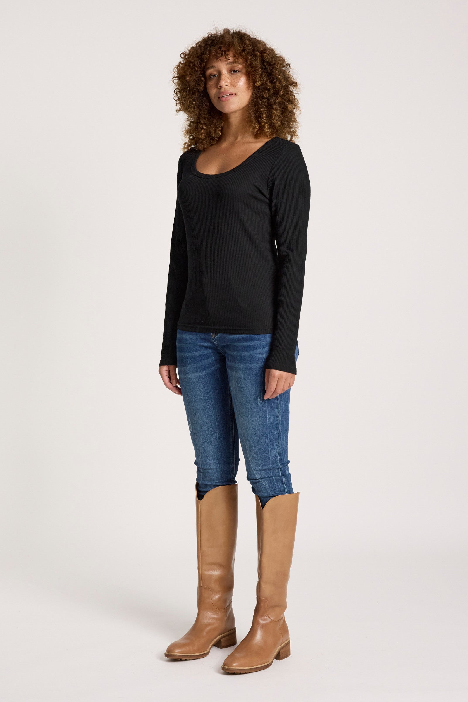 Plage Long Sleeve Tshirt - Black