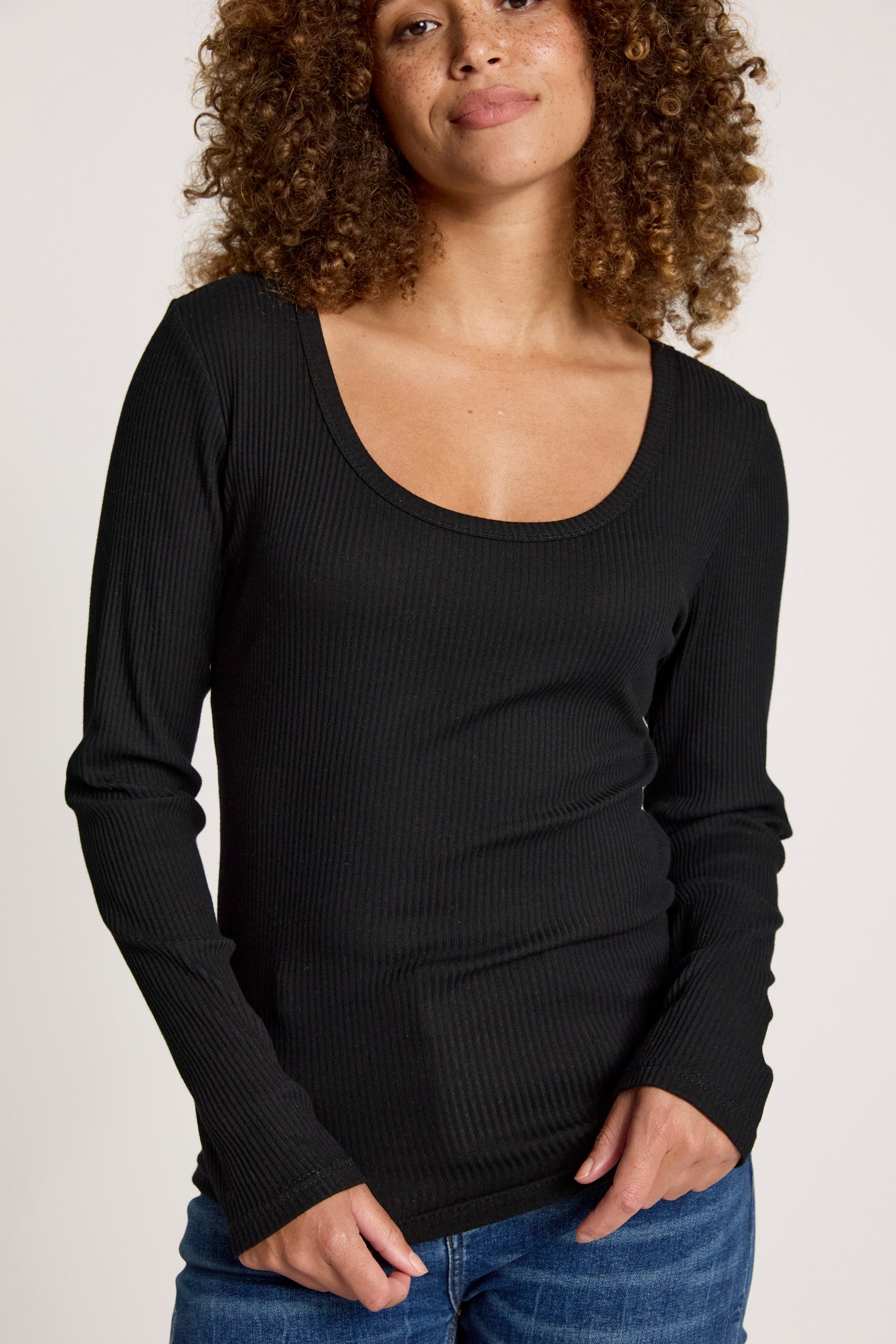 Plage Long Sleeve Tshirt - Black