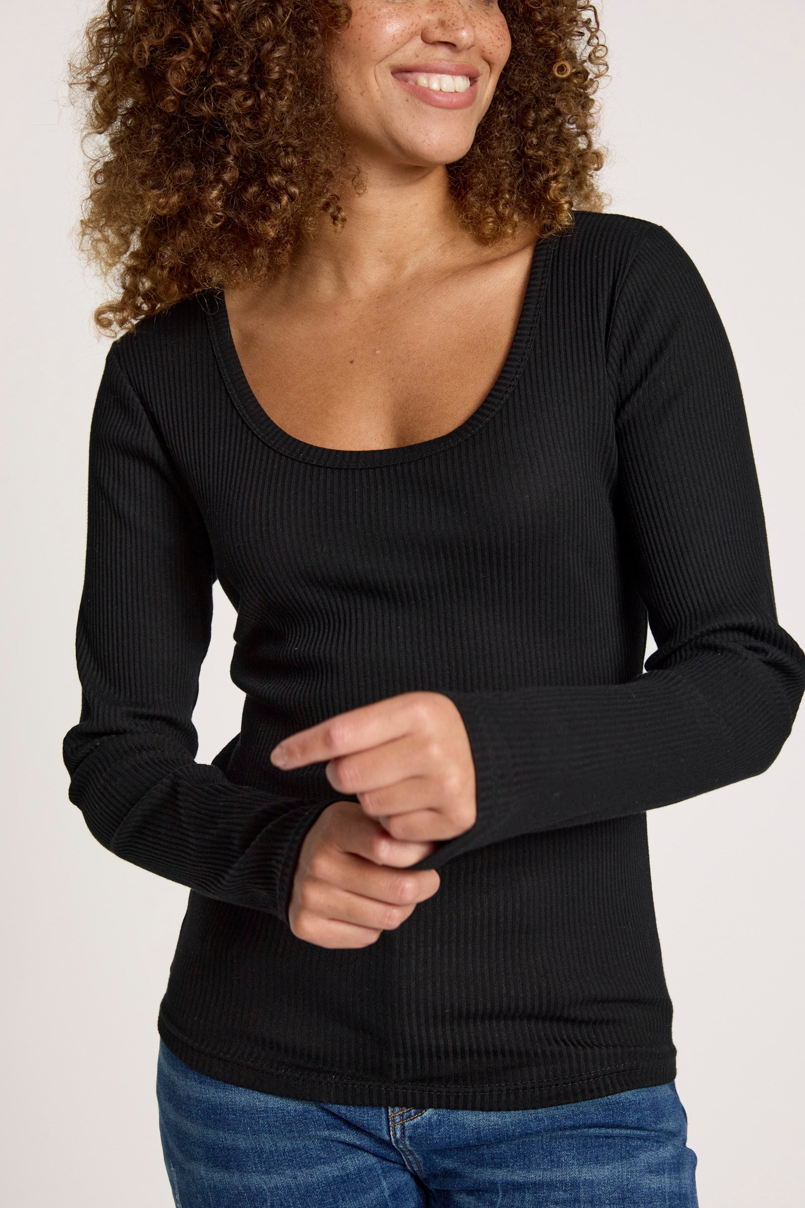 Plage Long Sleeve Tshirt - Black