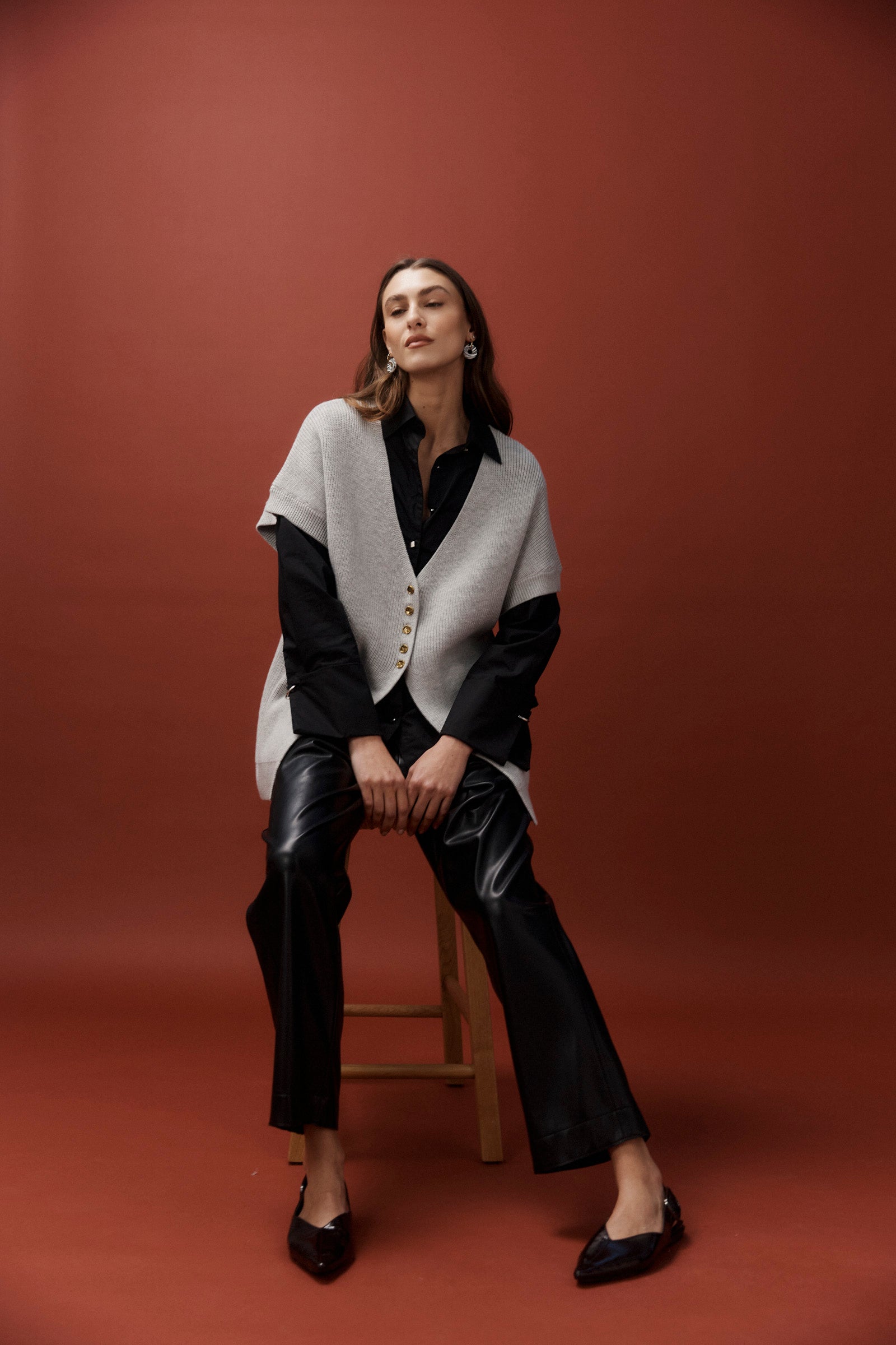 Berber Vest Cardigan - Marle