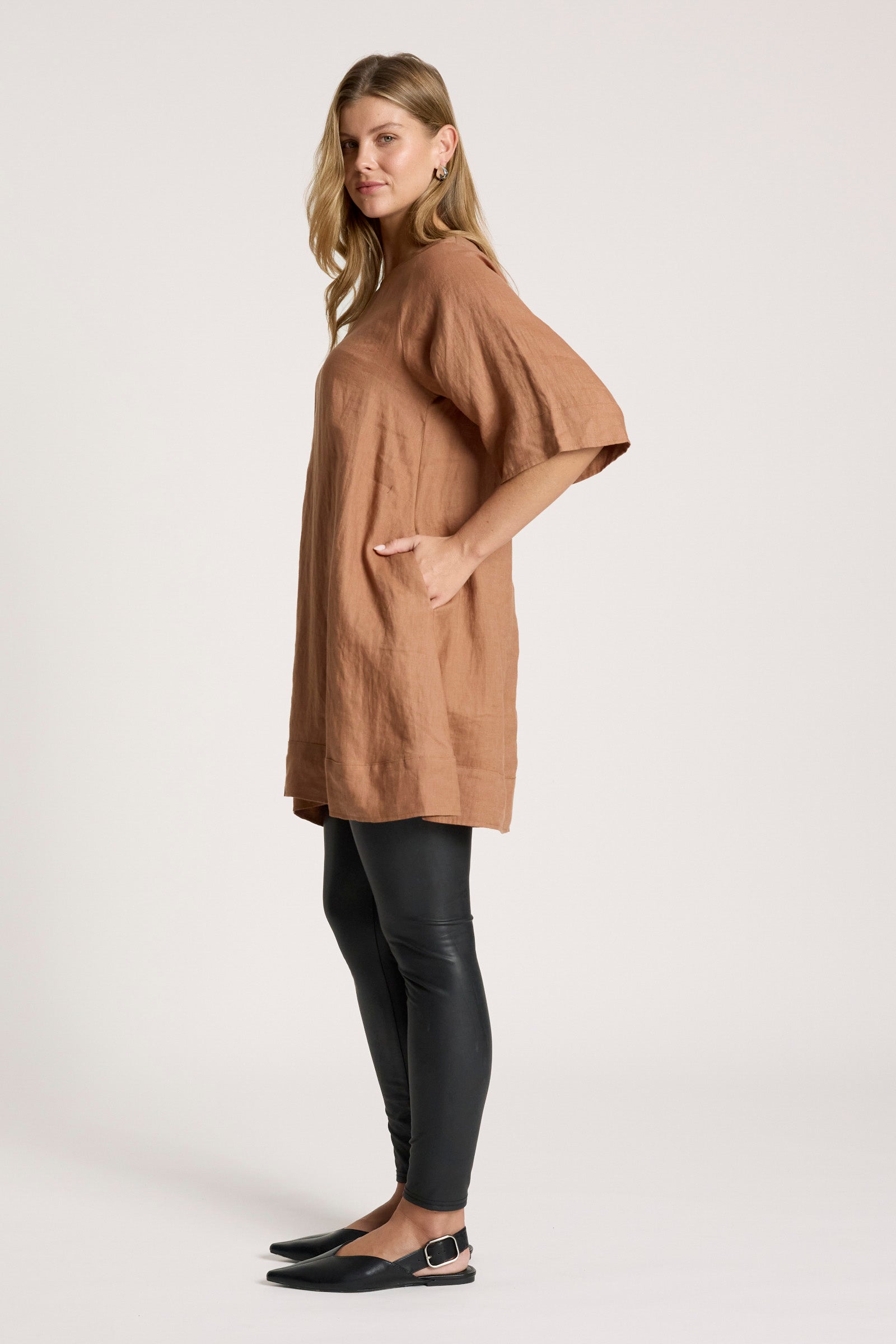 Bajau Tunic Dress - Clay