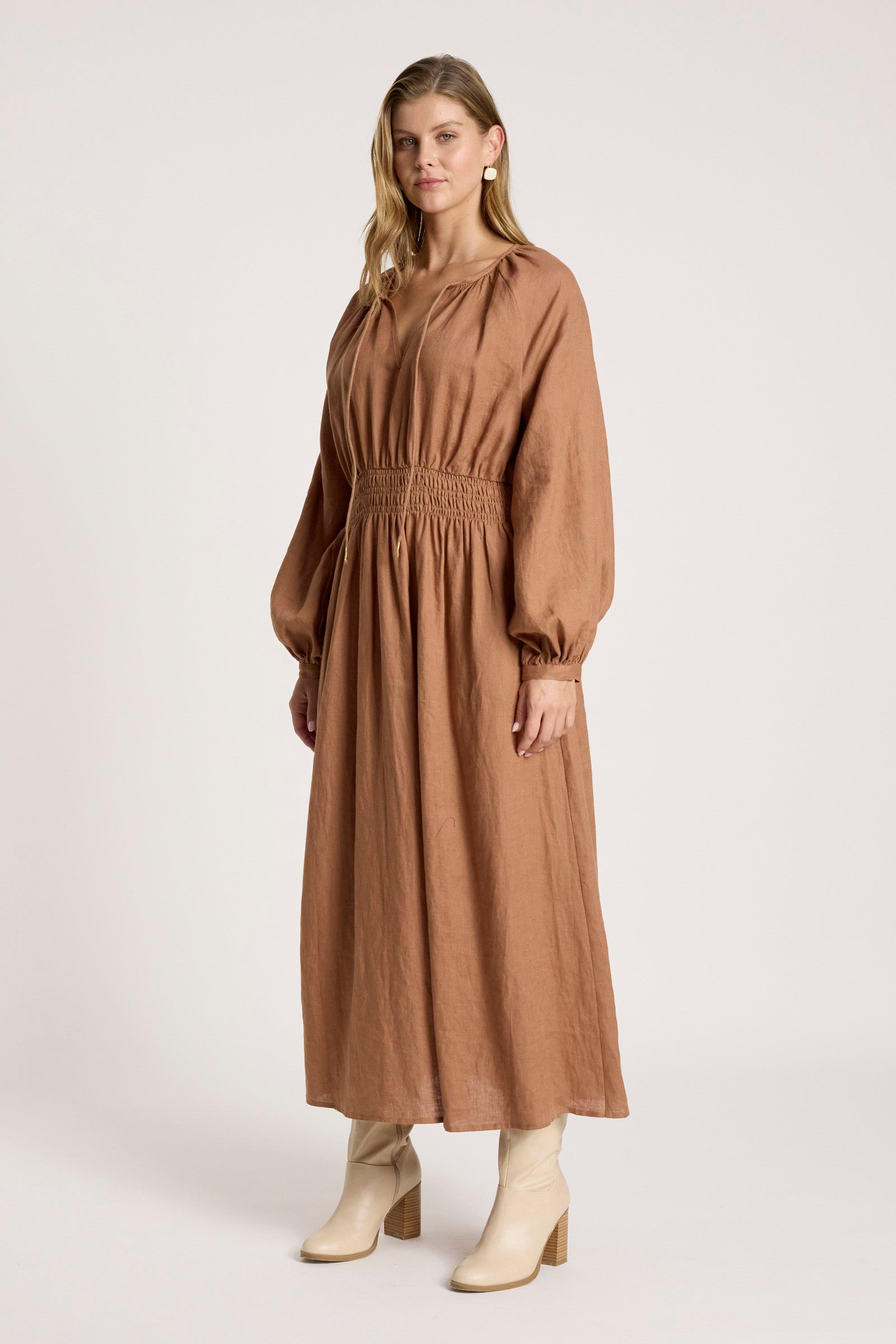 Bajau Maxi Dress - Clay