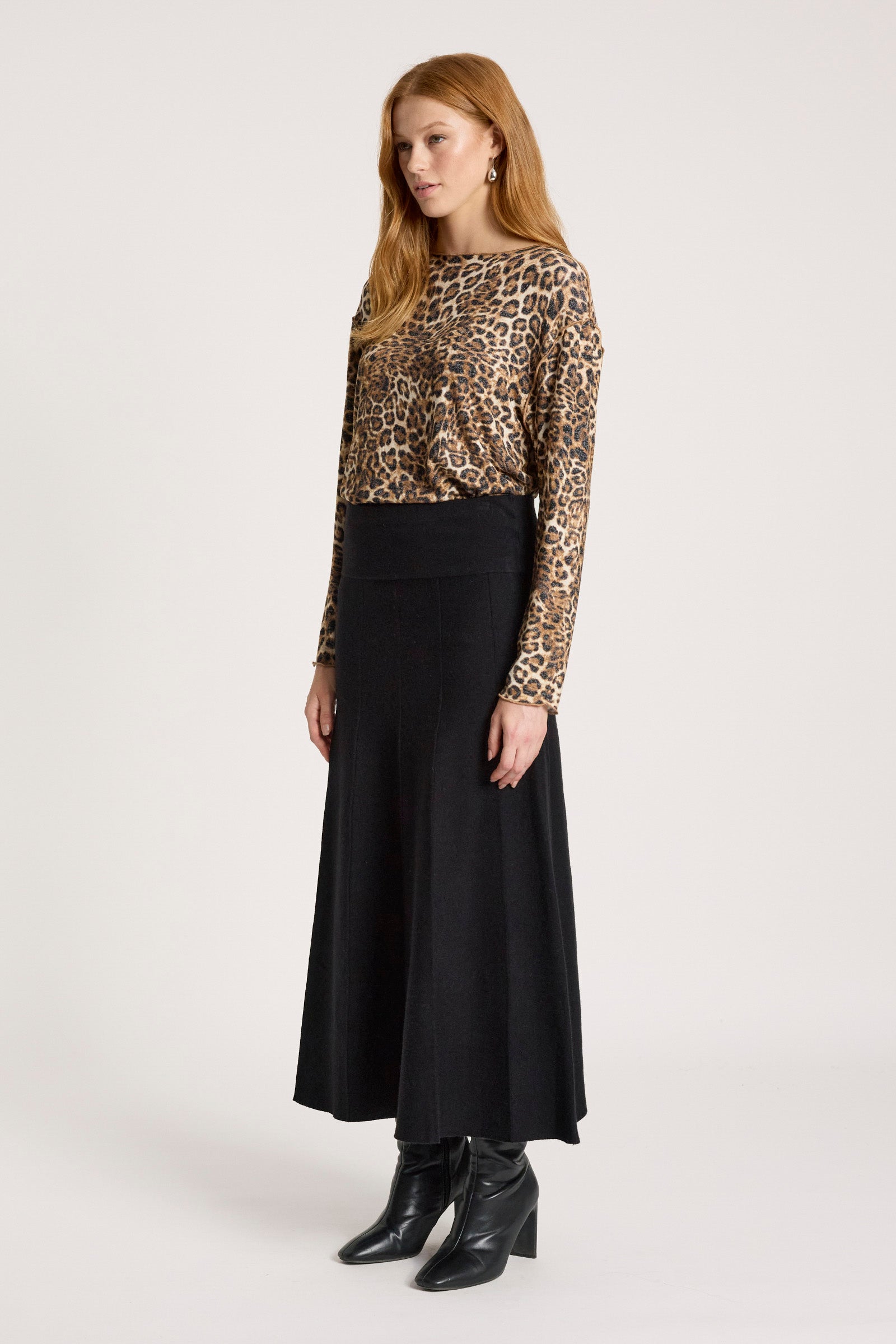 Zala Knit Skirt - Black