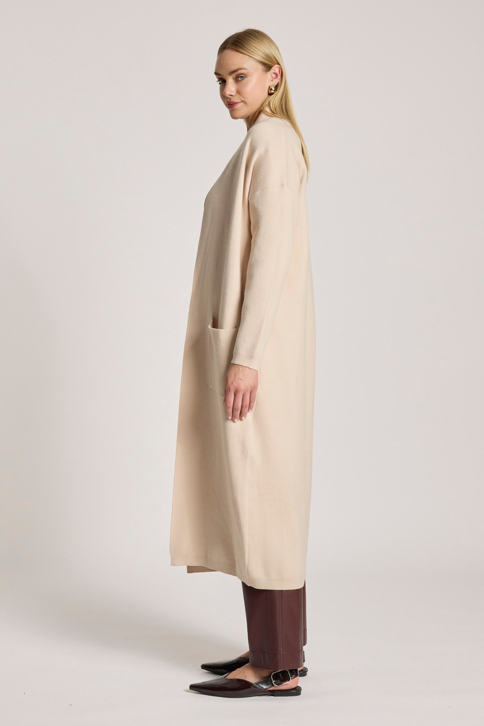 Zala Cardigan - Bisque