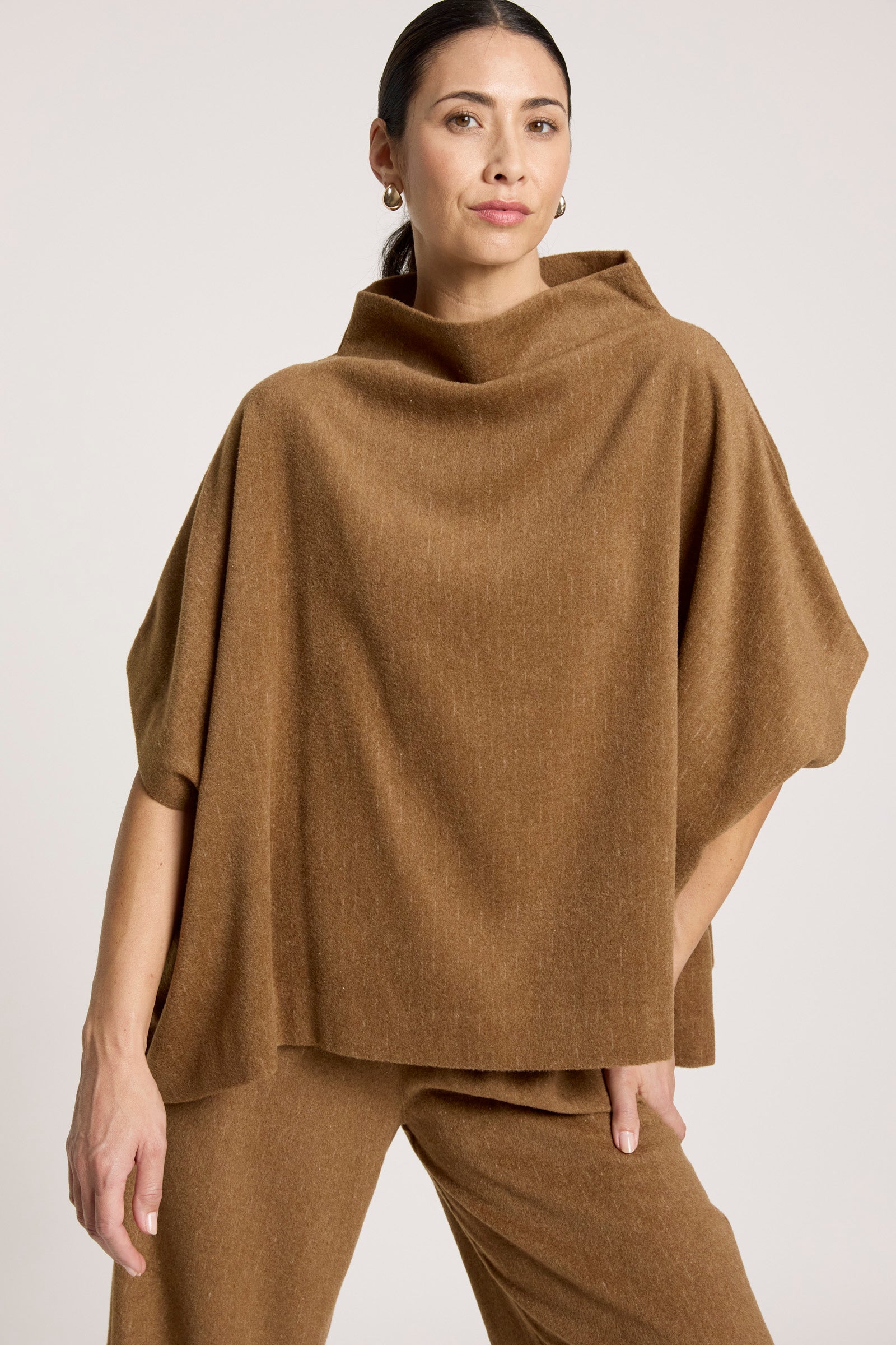 Azul Poncho - Clay