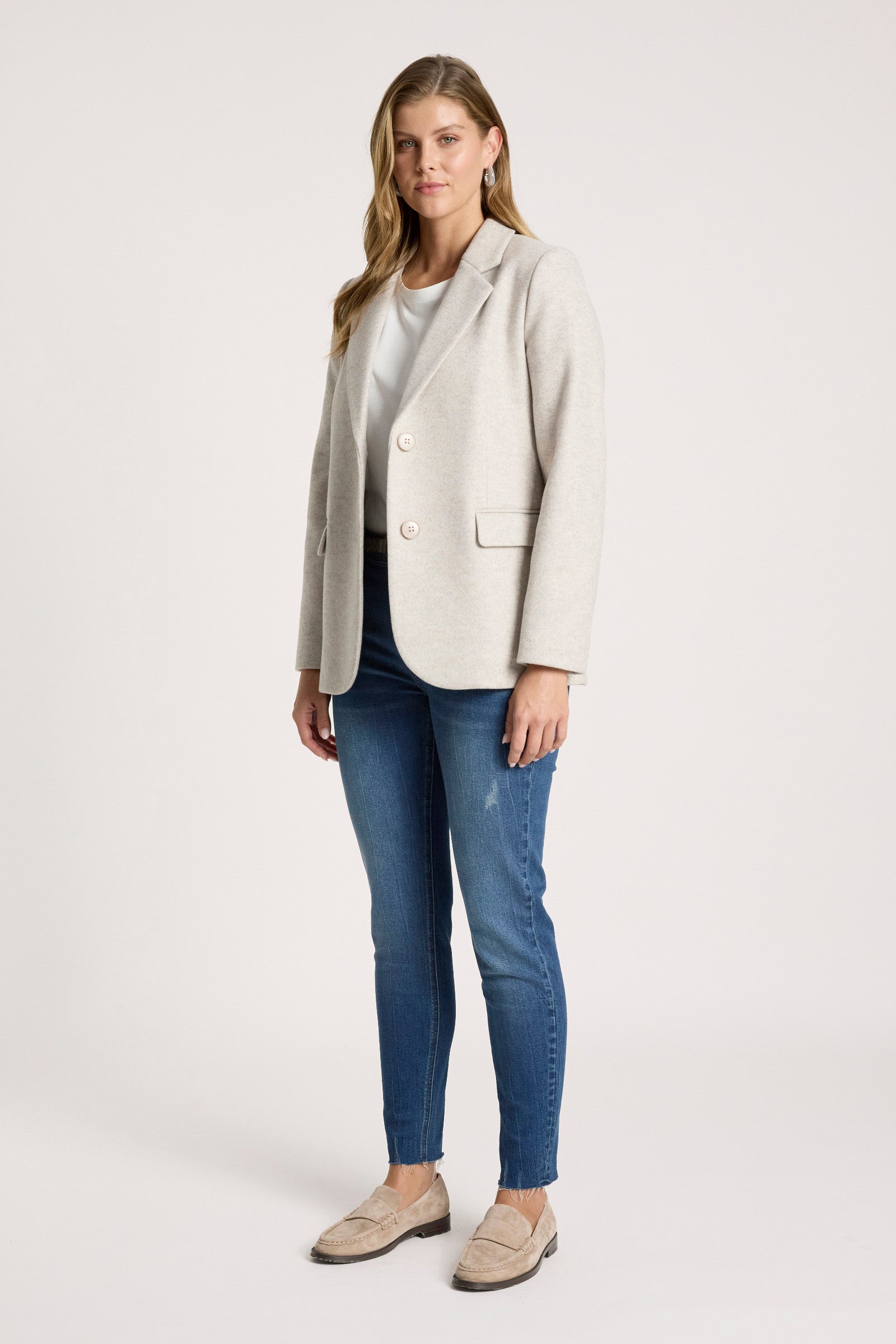 Sable Blazer - Bisque