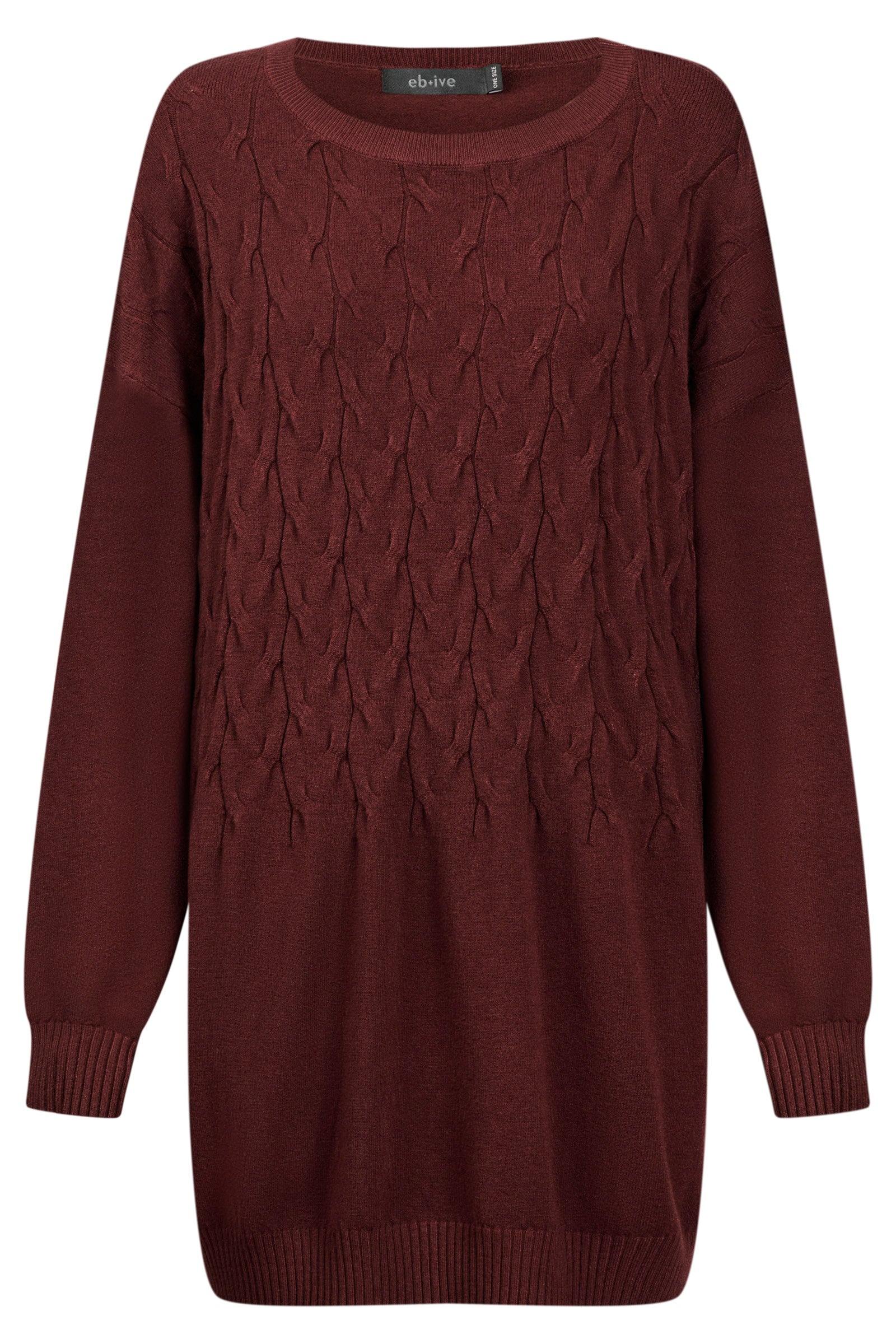 Samira Relaxed Knit - Mahogany