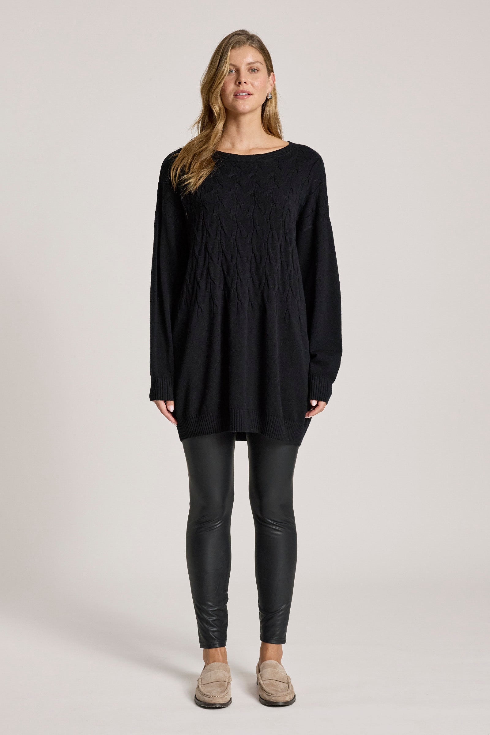Samira Relaxed Knit - Black