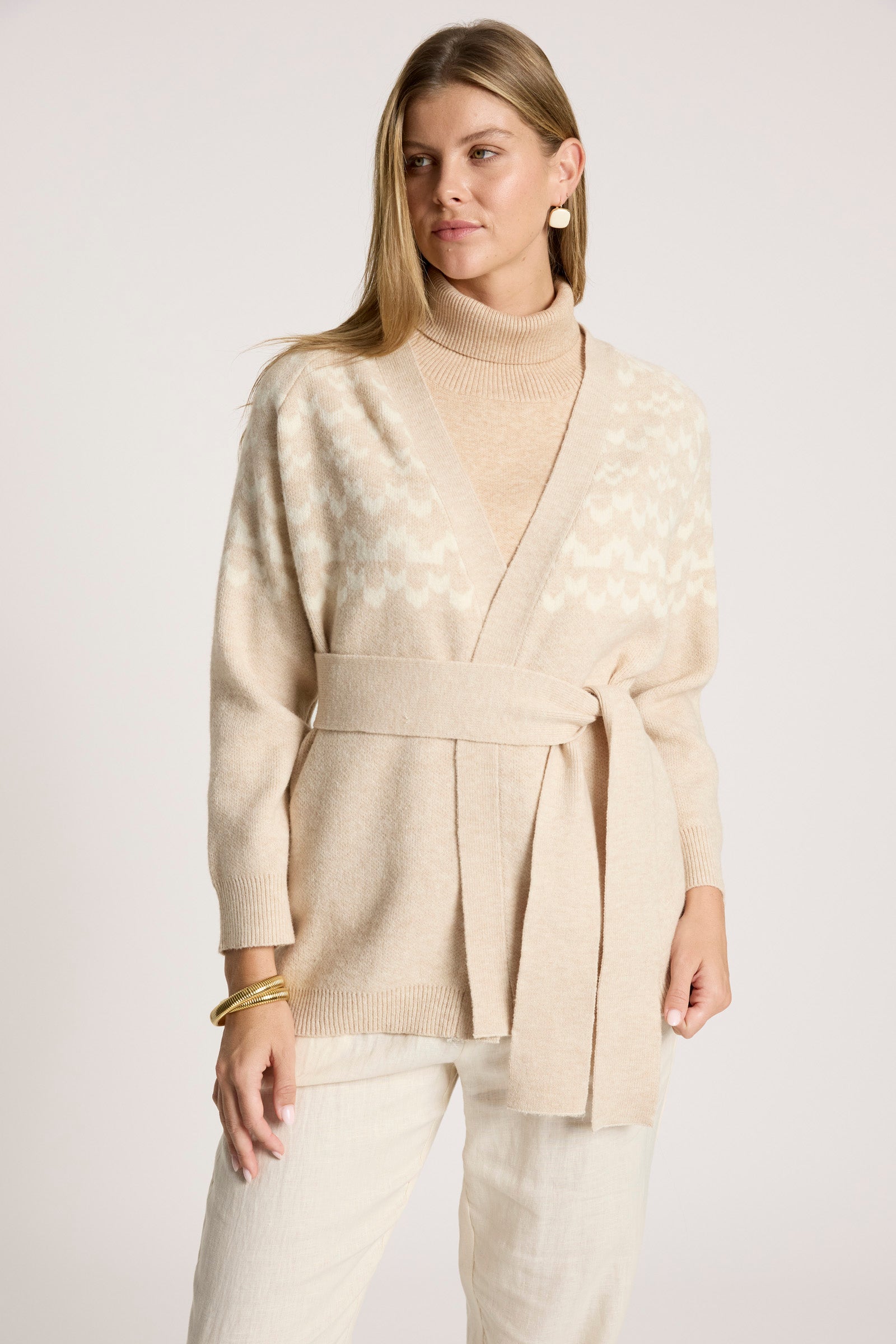 Maasai Cardigan - Dune/Bisque