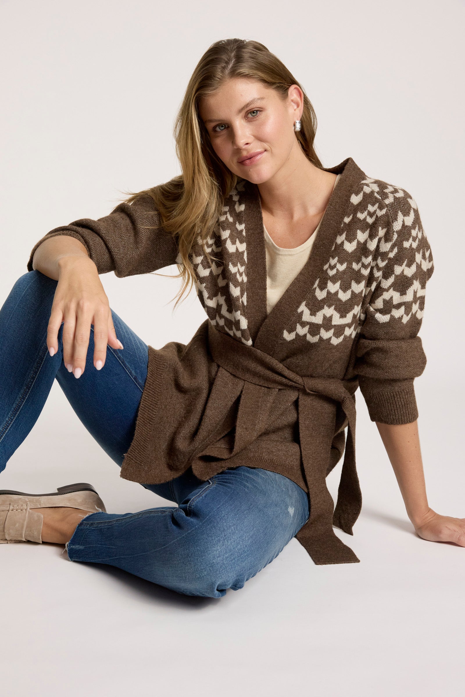 Maasai Cardigan - Cocoa/Dune