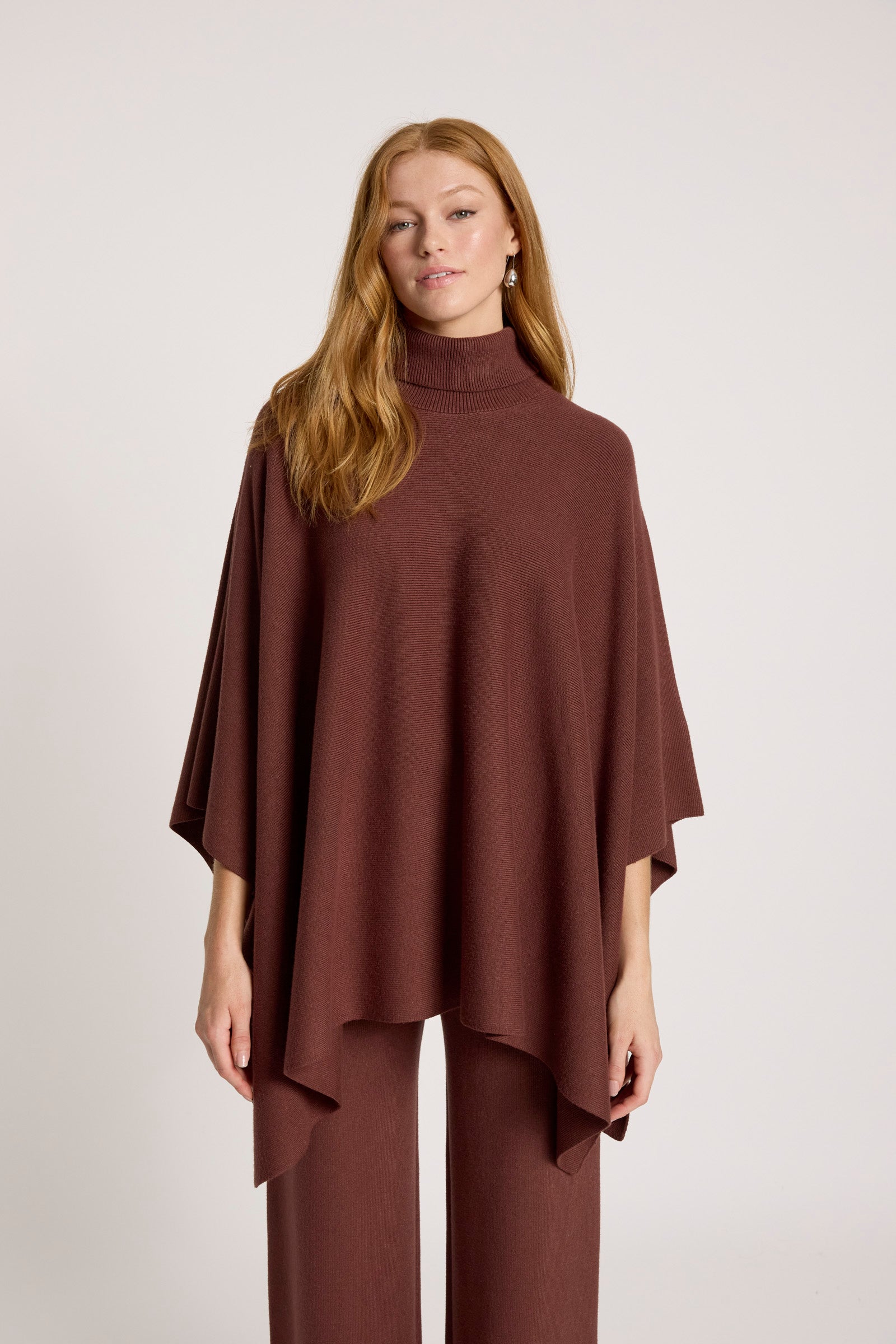 Samira Poncho - Mahogany