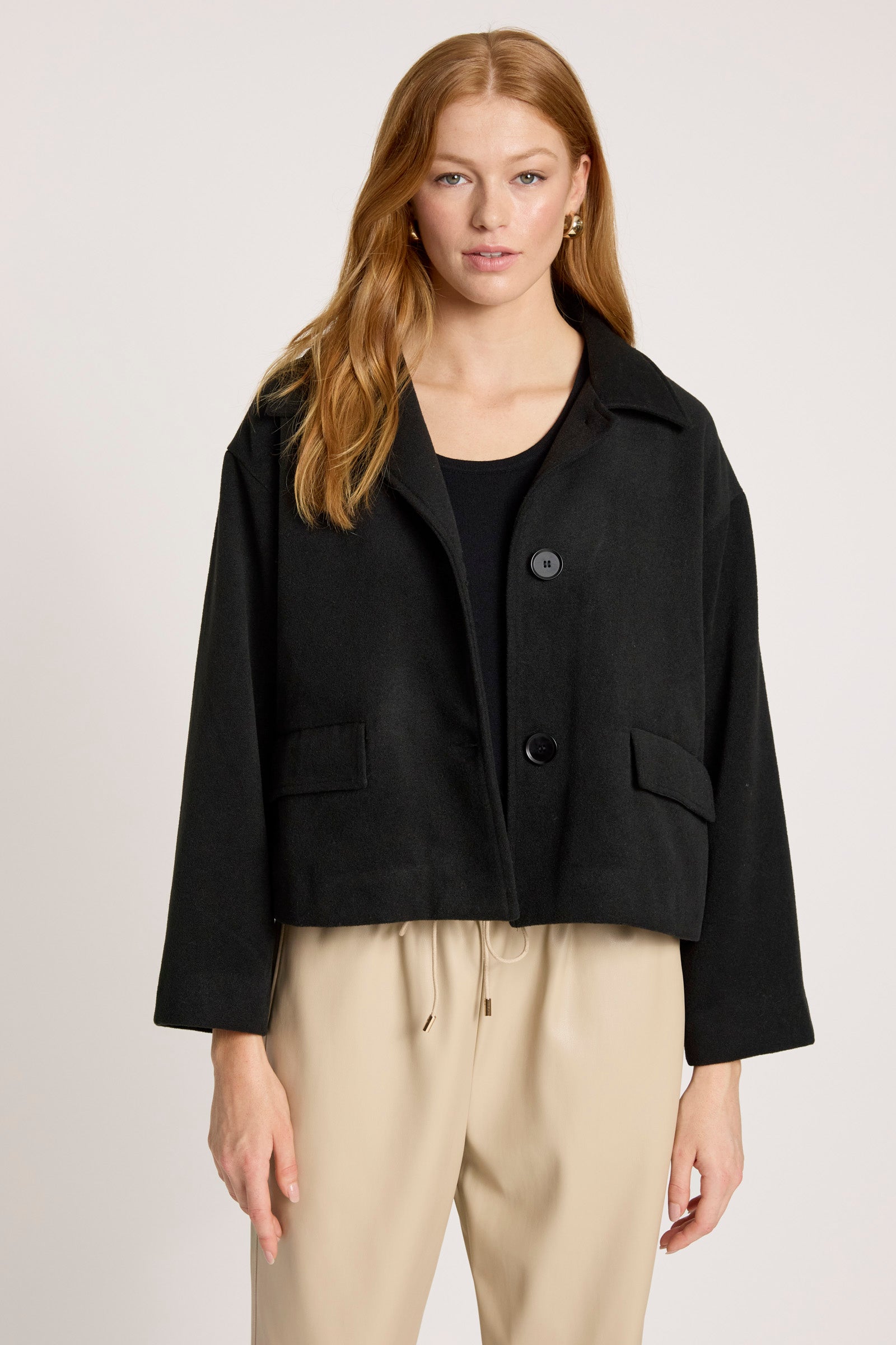 Wanderer Crop Jacket - Black