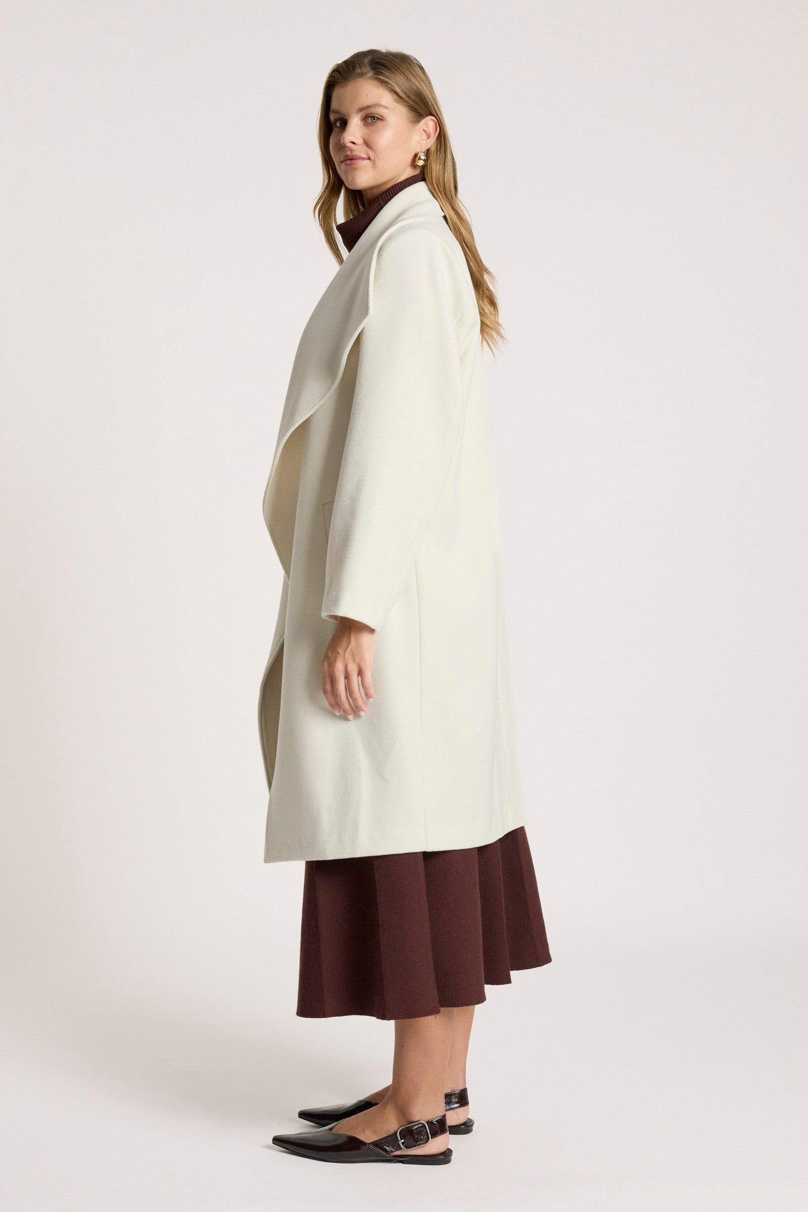 Wanderer Coat - Ecru