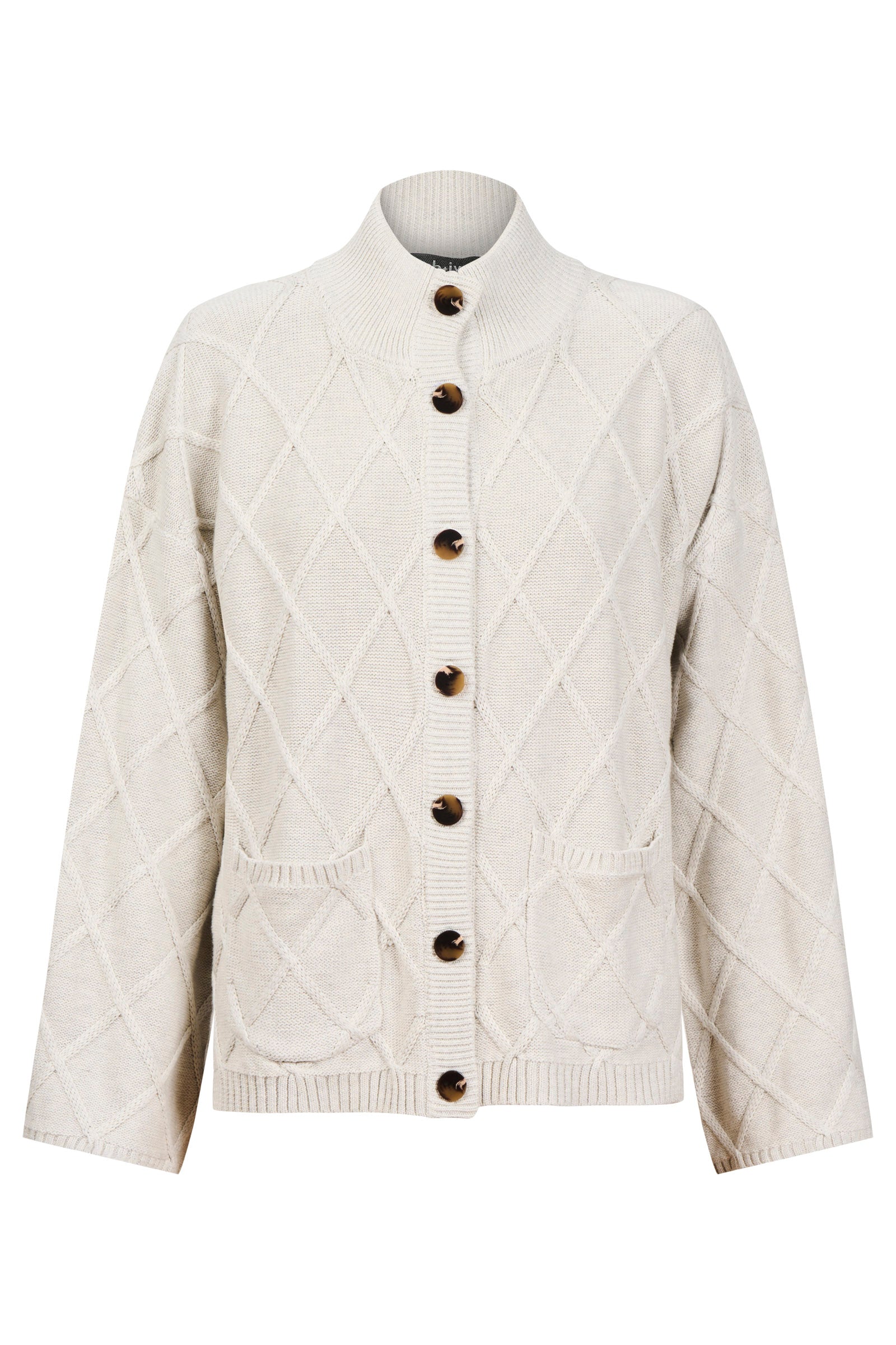 Liora Crop Cardigan - Bisque