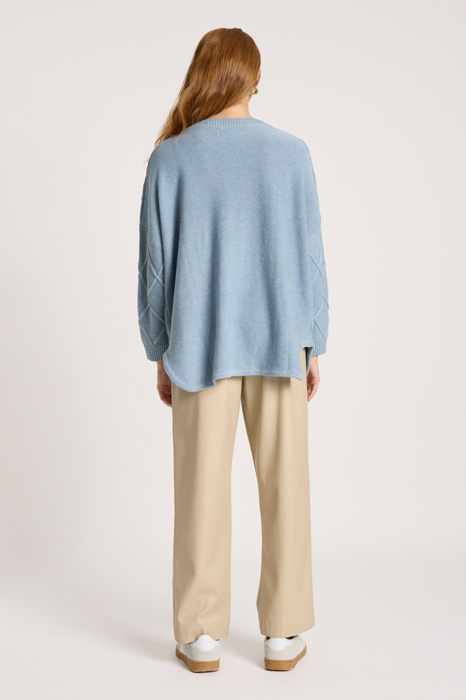 Liora Relaxed Jumper - Lake