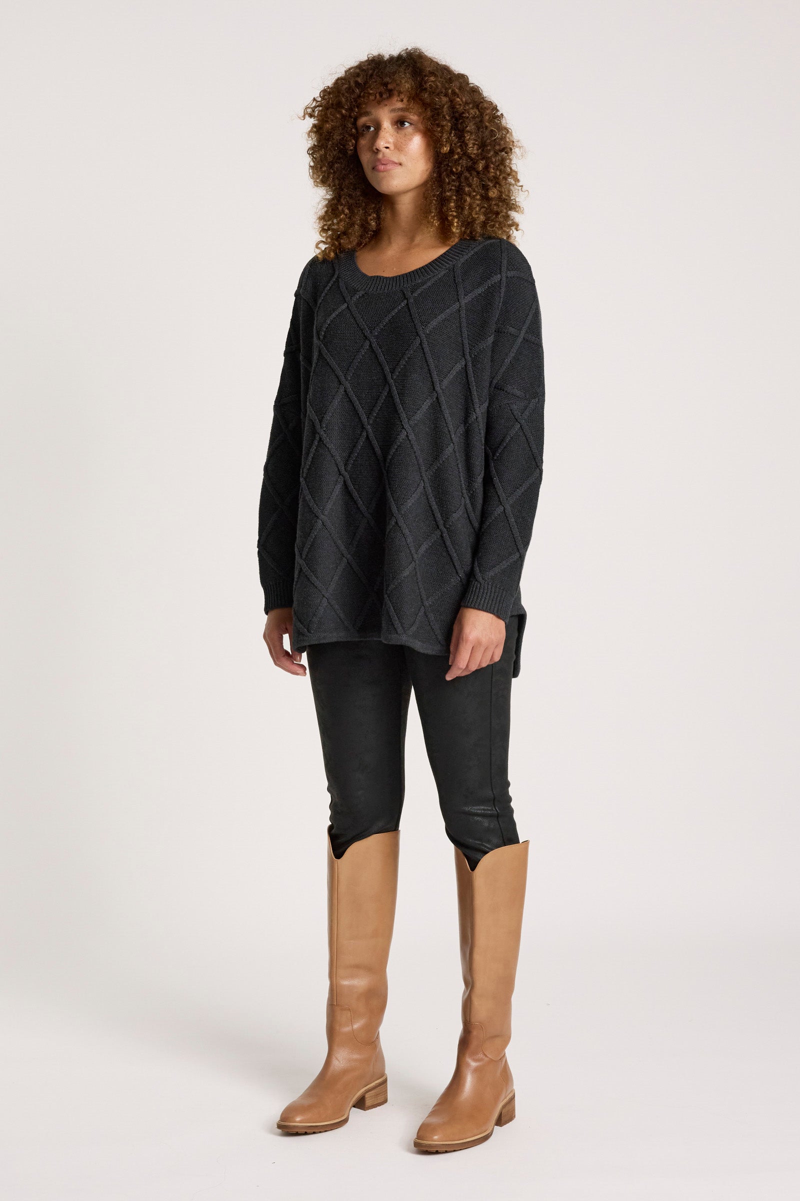Liora Relaxed Jumper - Char