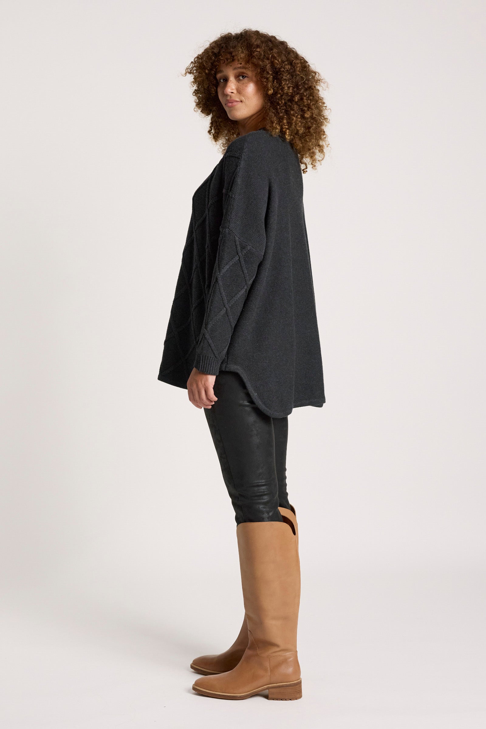 Liora Relaxed Jumper - Char