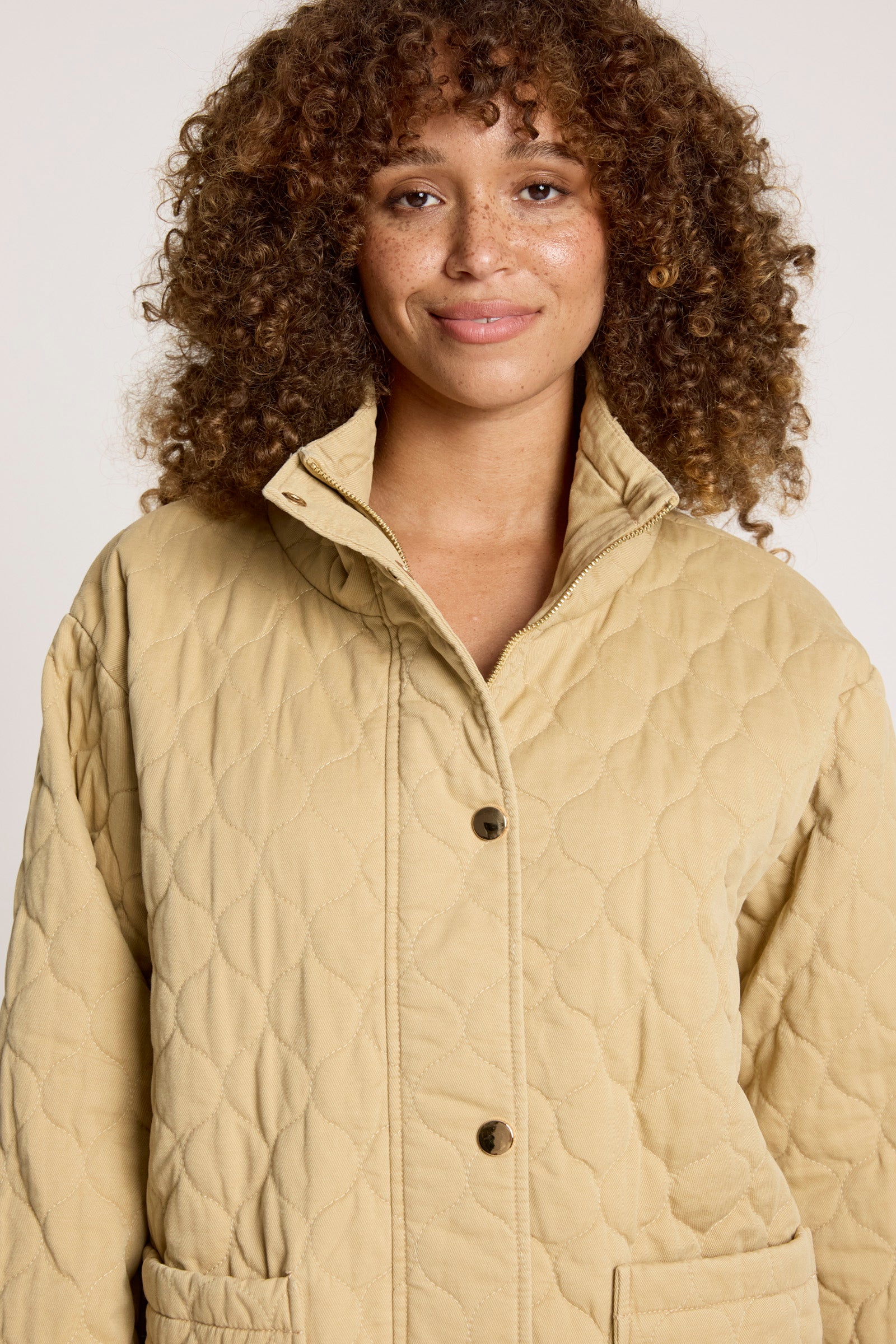 Sansi Quilted Jacket - Dune