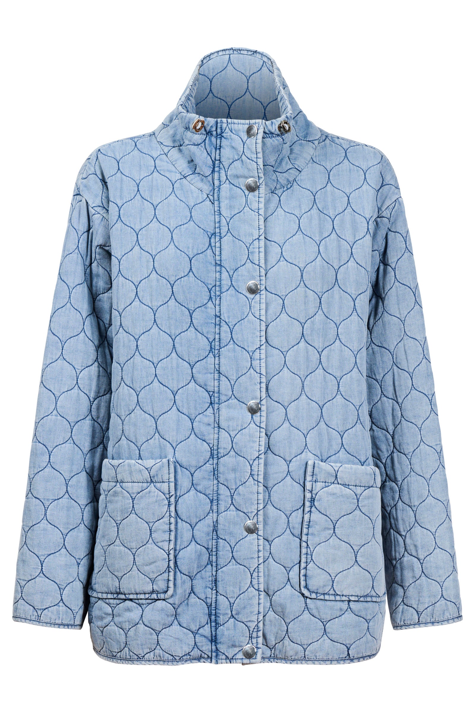 Sansi Quilted Jacket - Denim