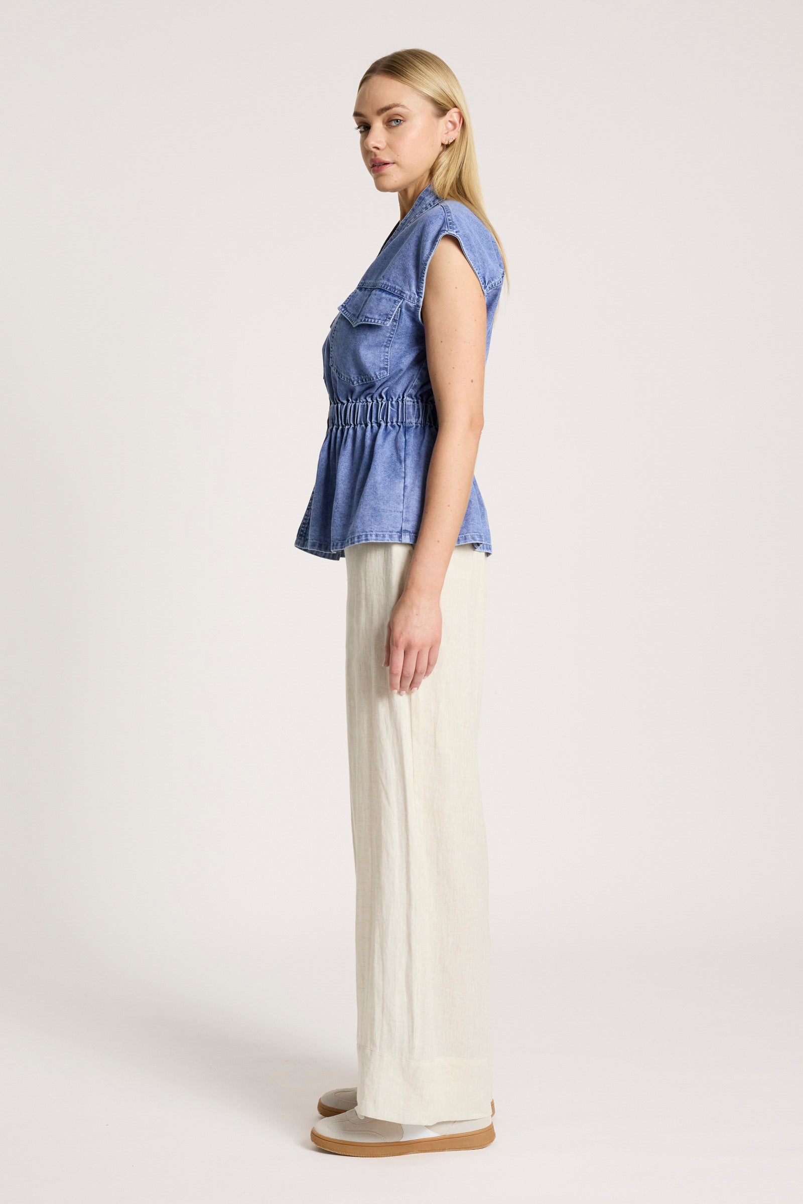 Bodhi Denim Vest - Denim