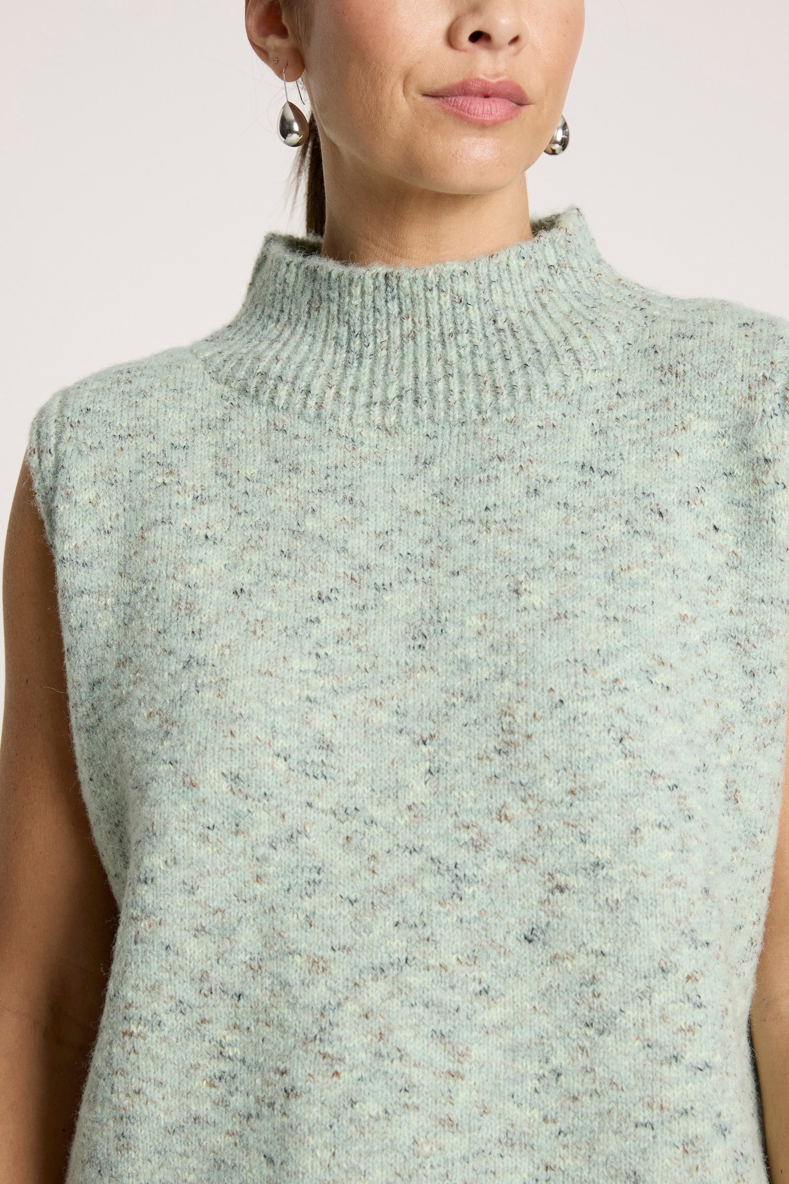 Zarda Knit Vest - Sage