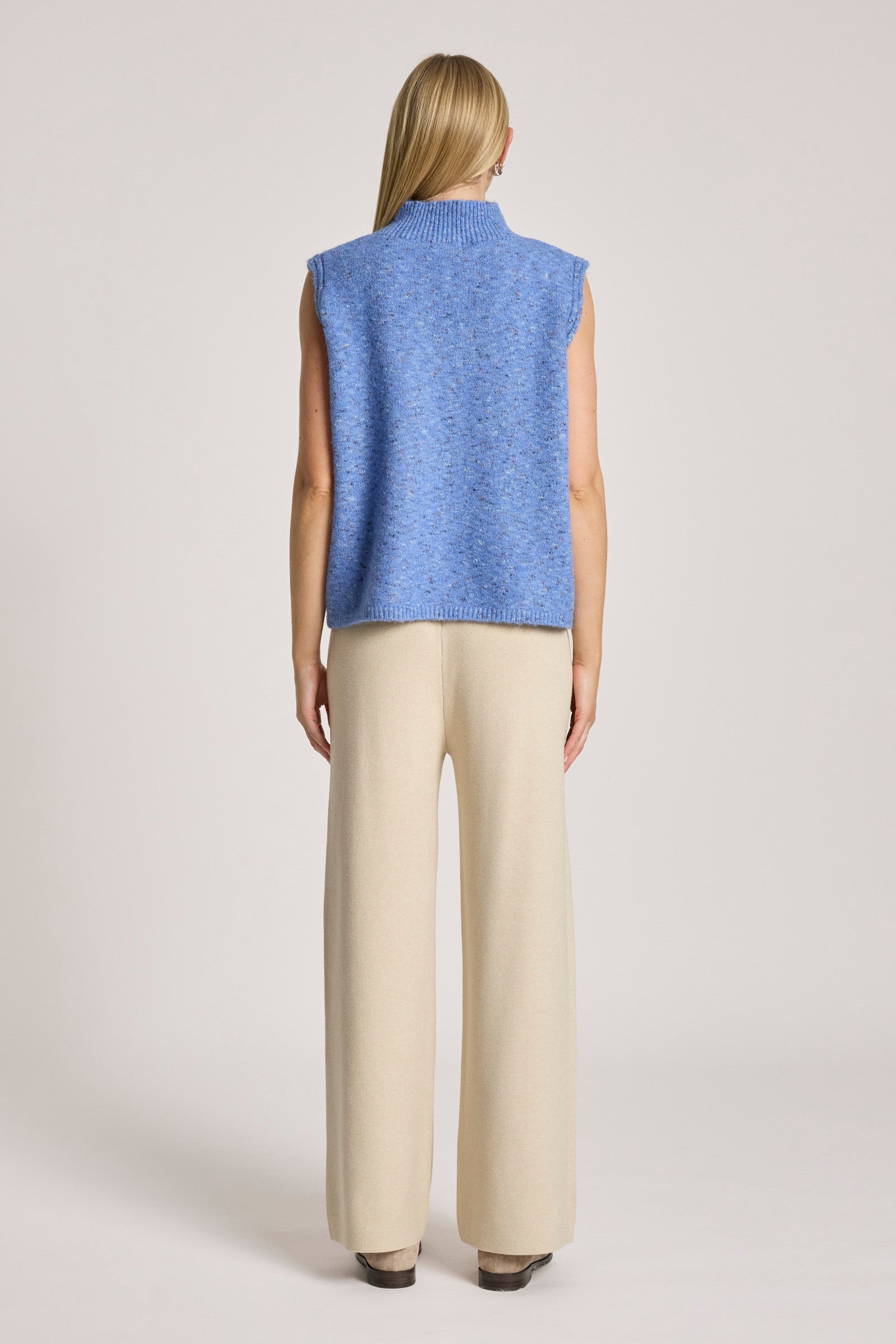 Zarda Knit Vest - Lake