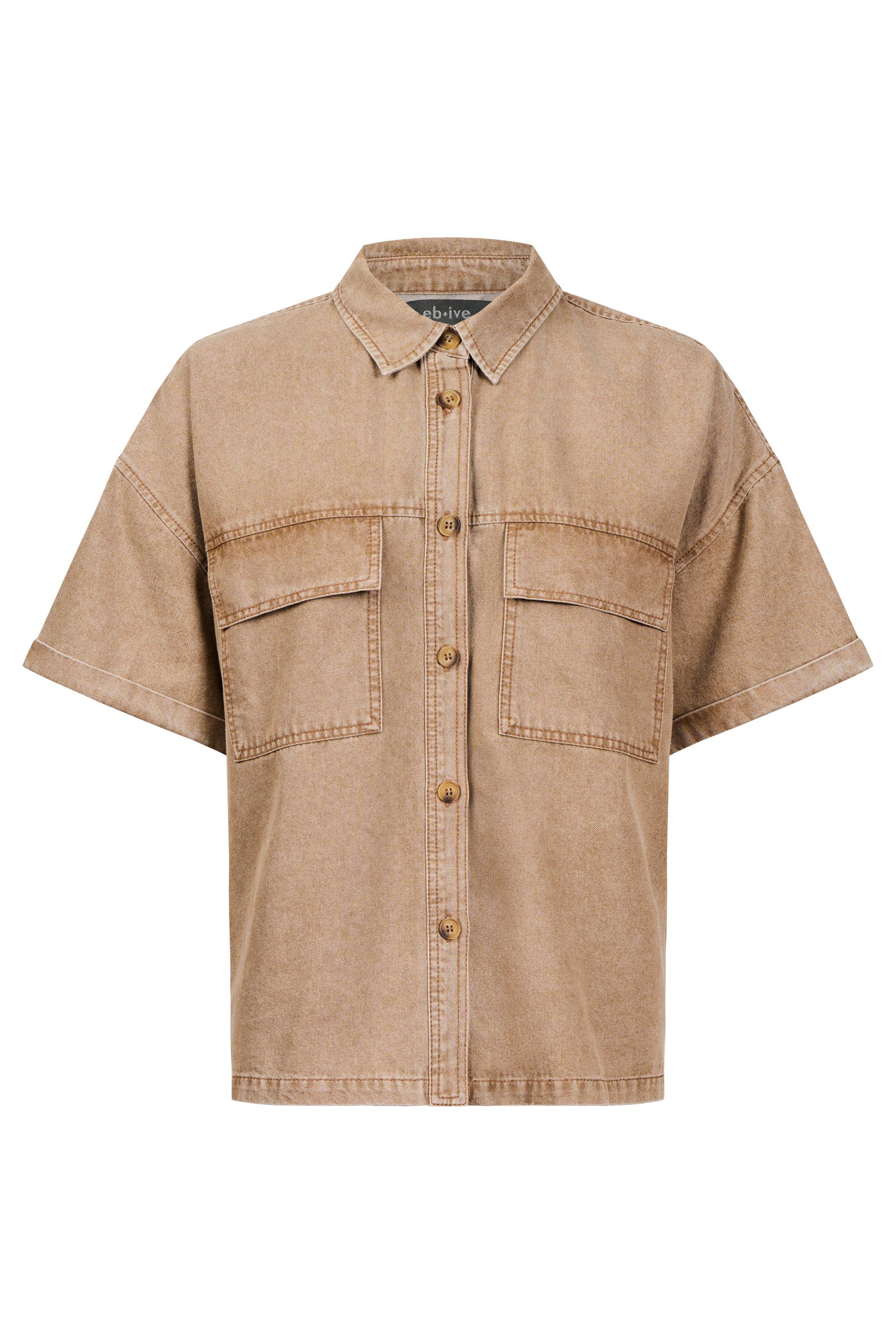 Bodhi Denim Shirt - Fawn