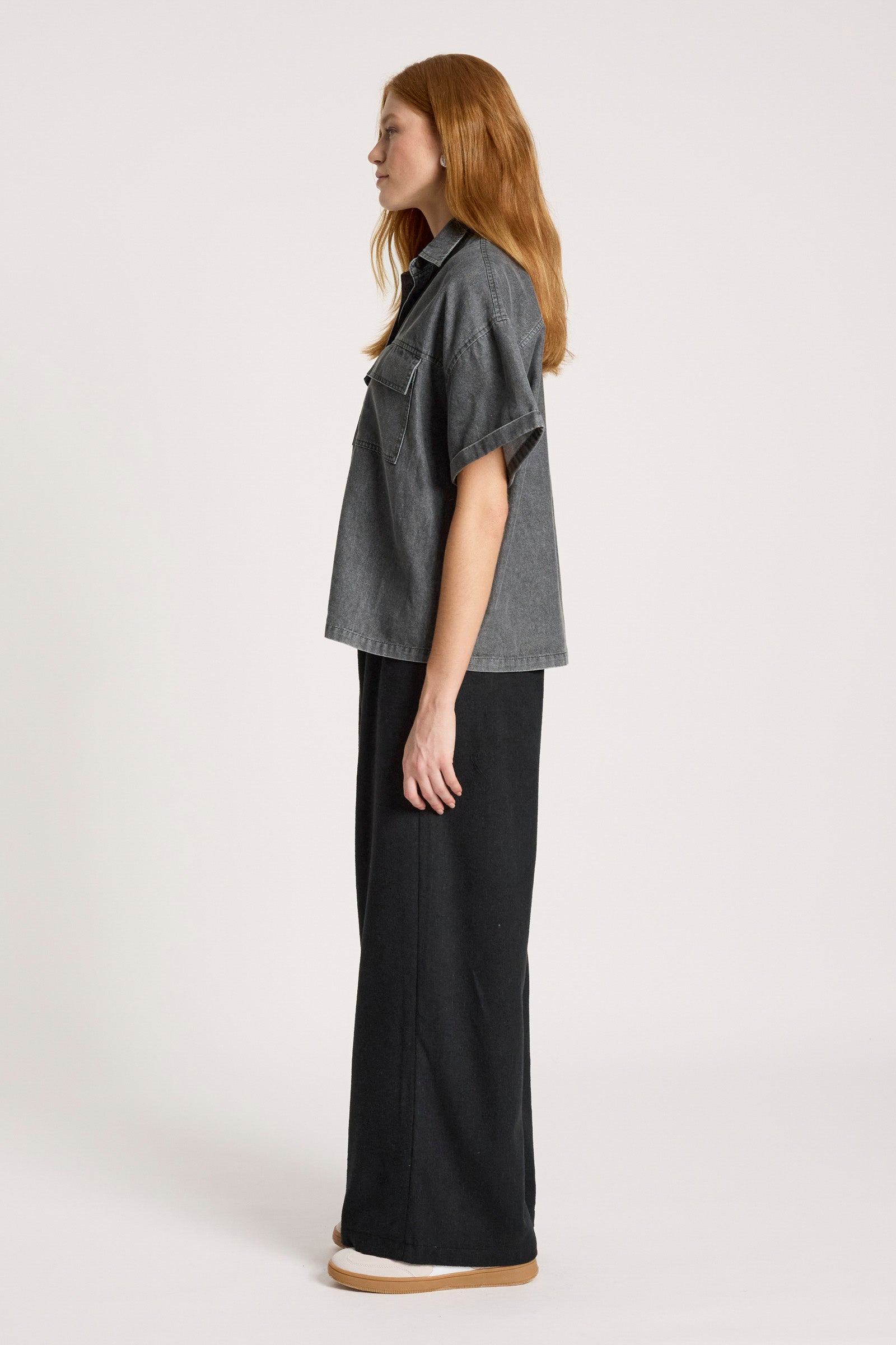 Bodhi Denim Shirt - Black