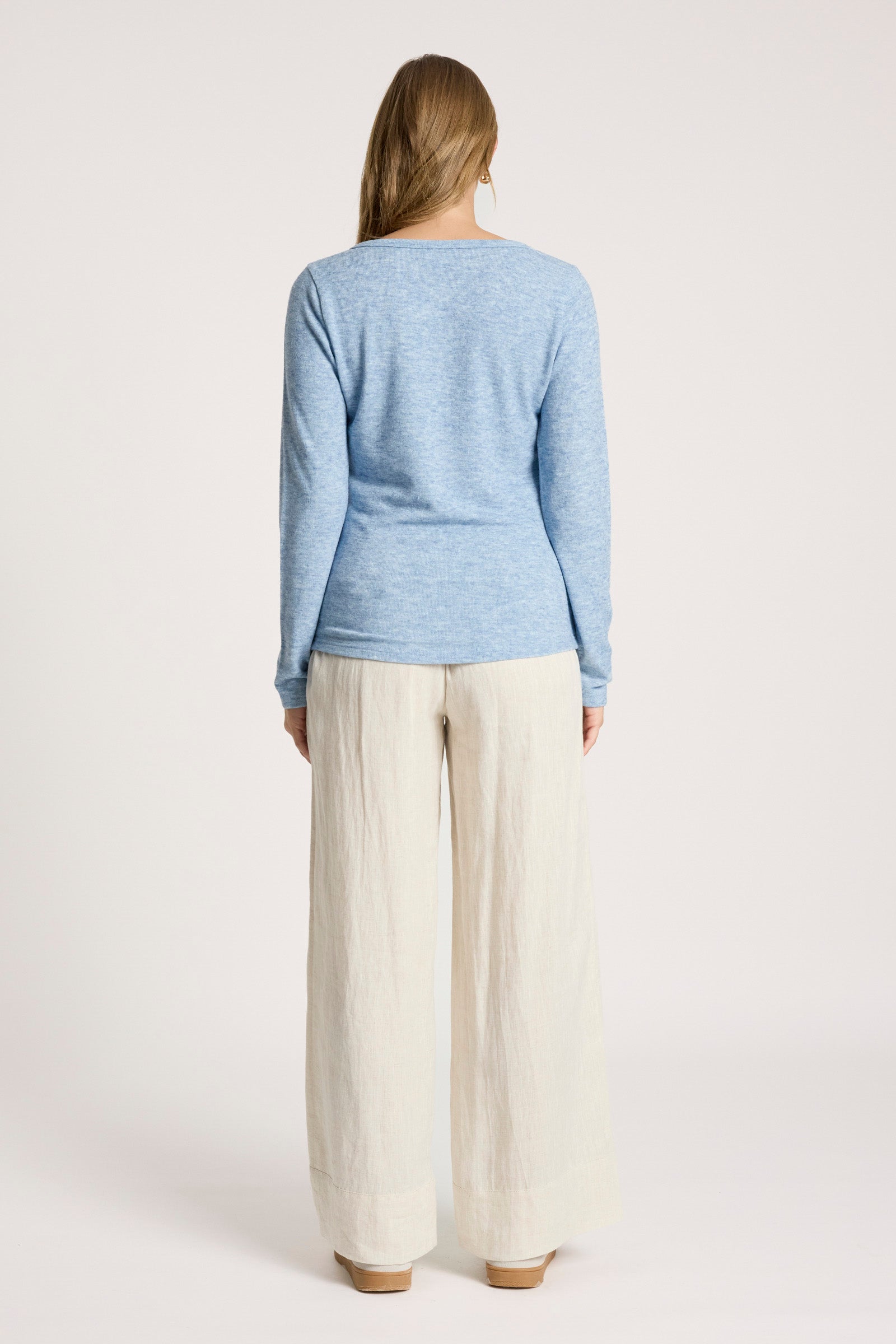 Rumi Long Sleeve Top - Lake