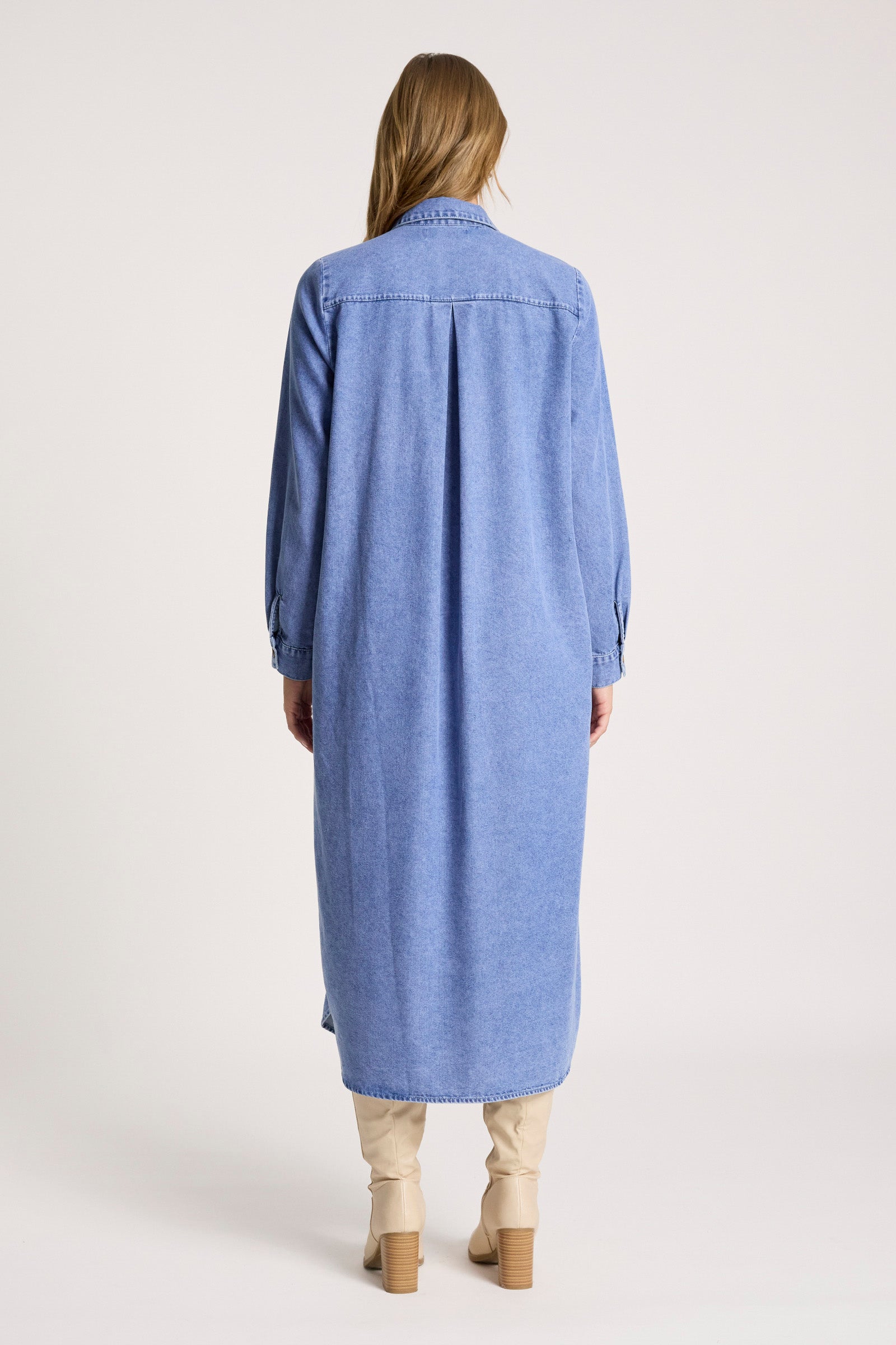 Bodhi Denim Shirt Dress - Denim