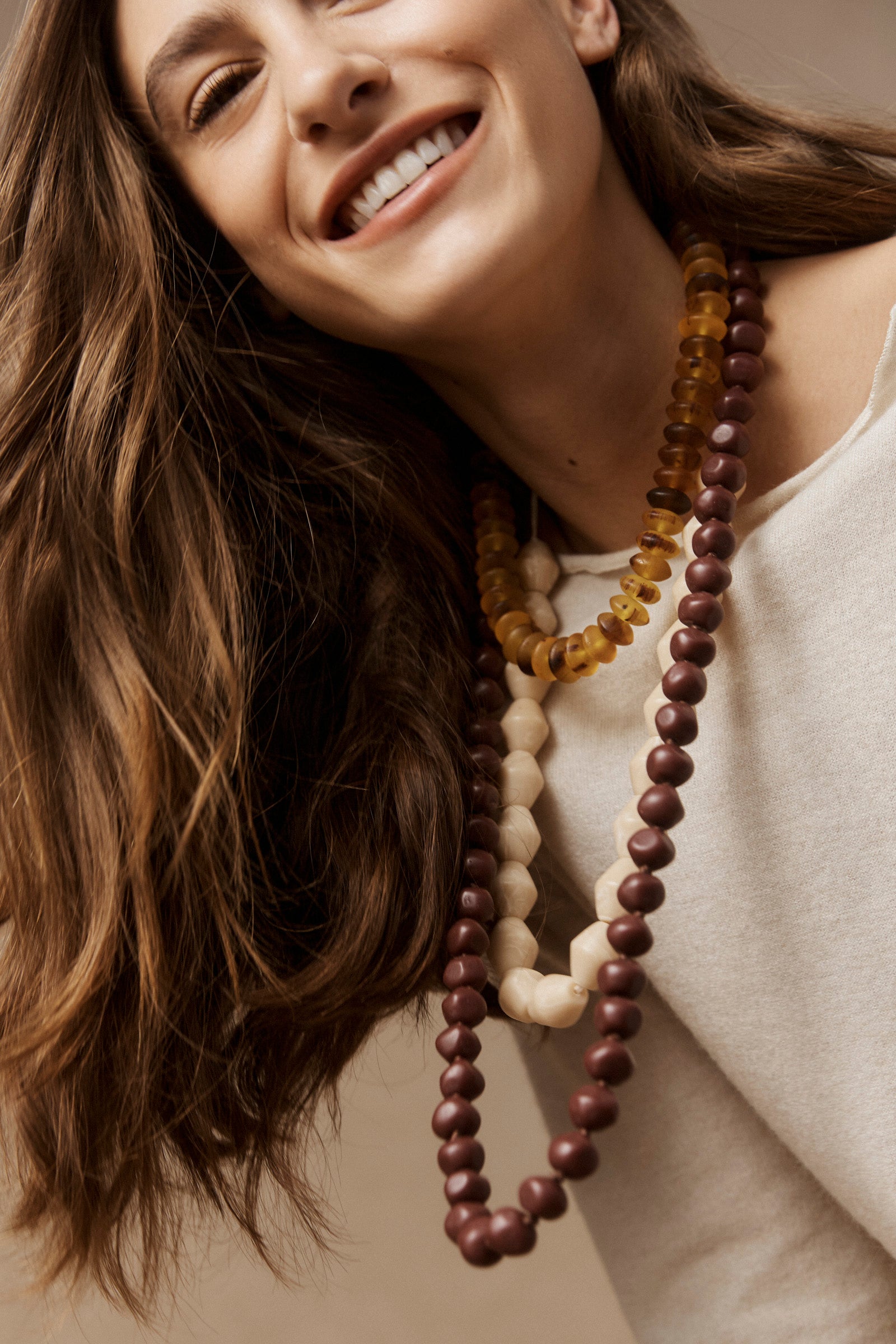 Zarda Necklace - Mocha