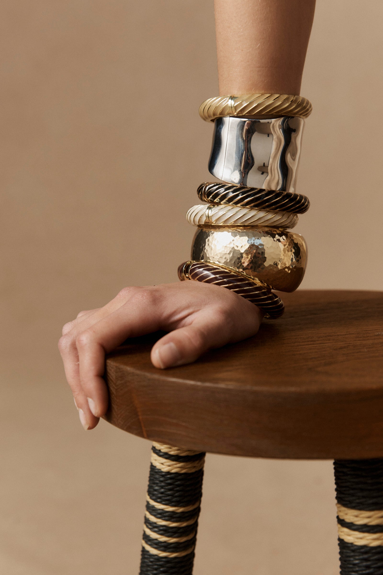 Tala Bangle - Silver