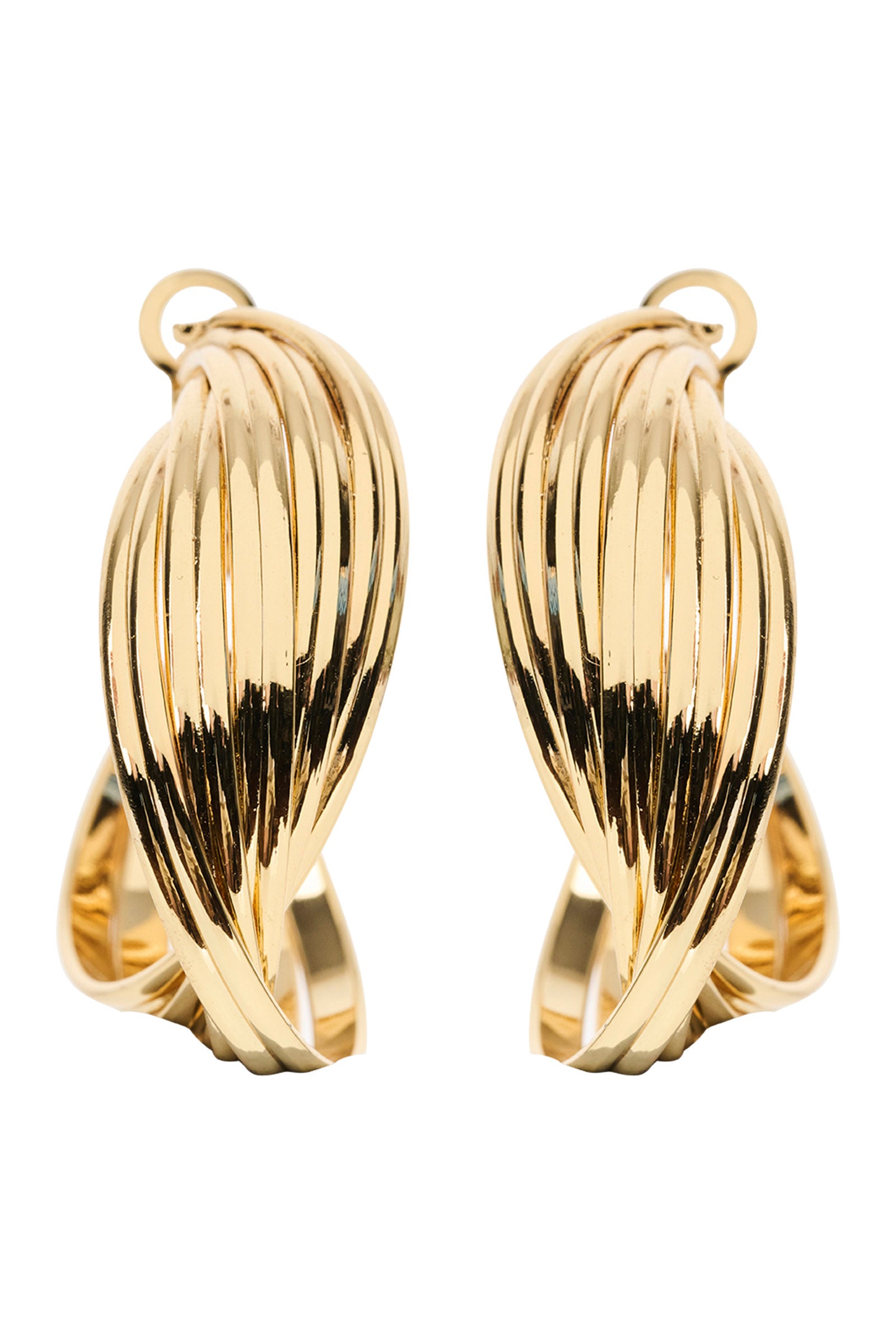 Himba Twist Hoop - Gold