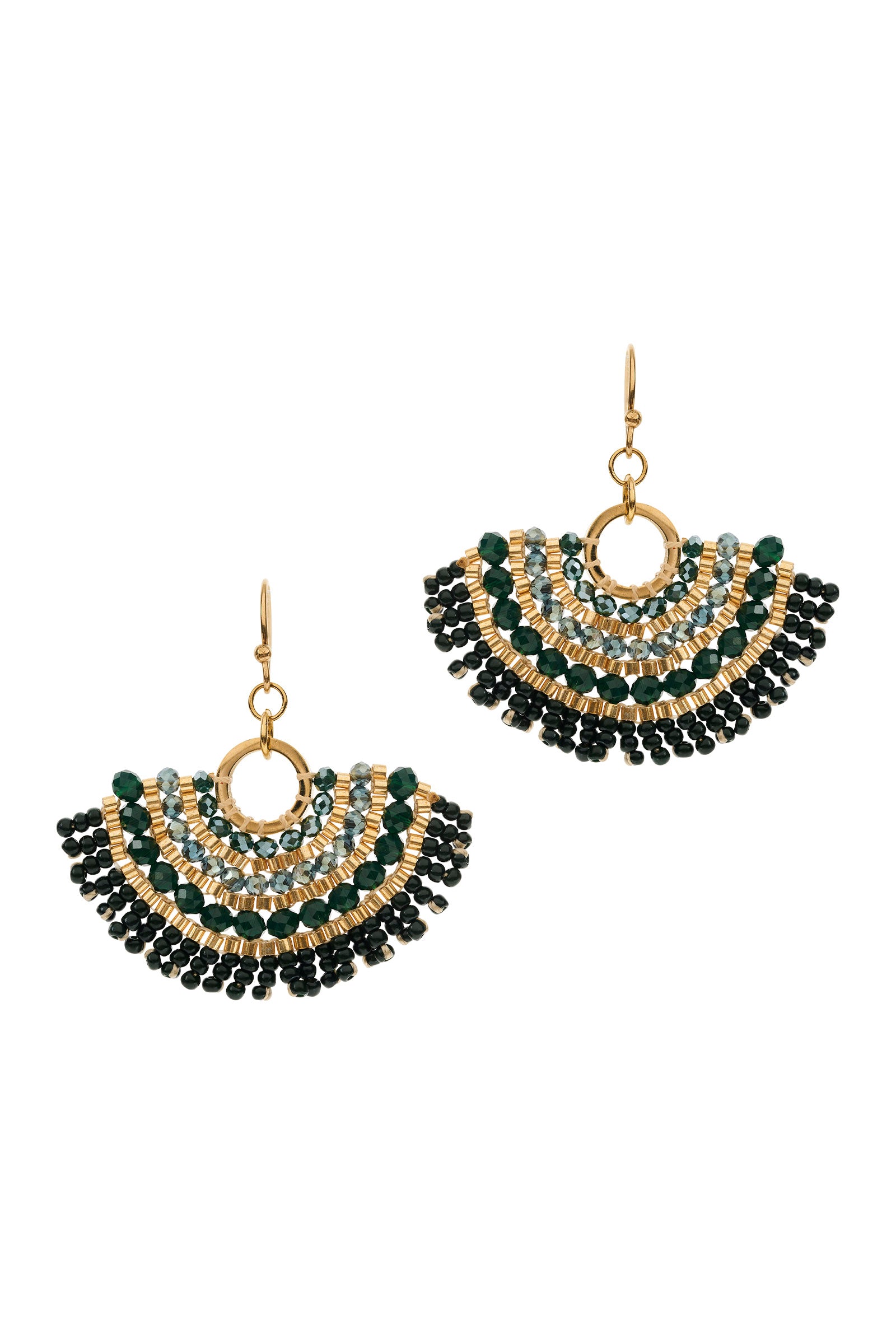 Ayla Fan Earring - Pampas
