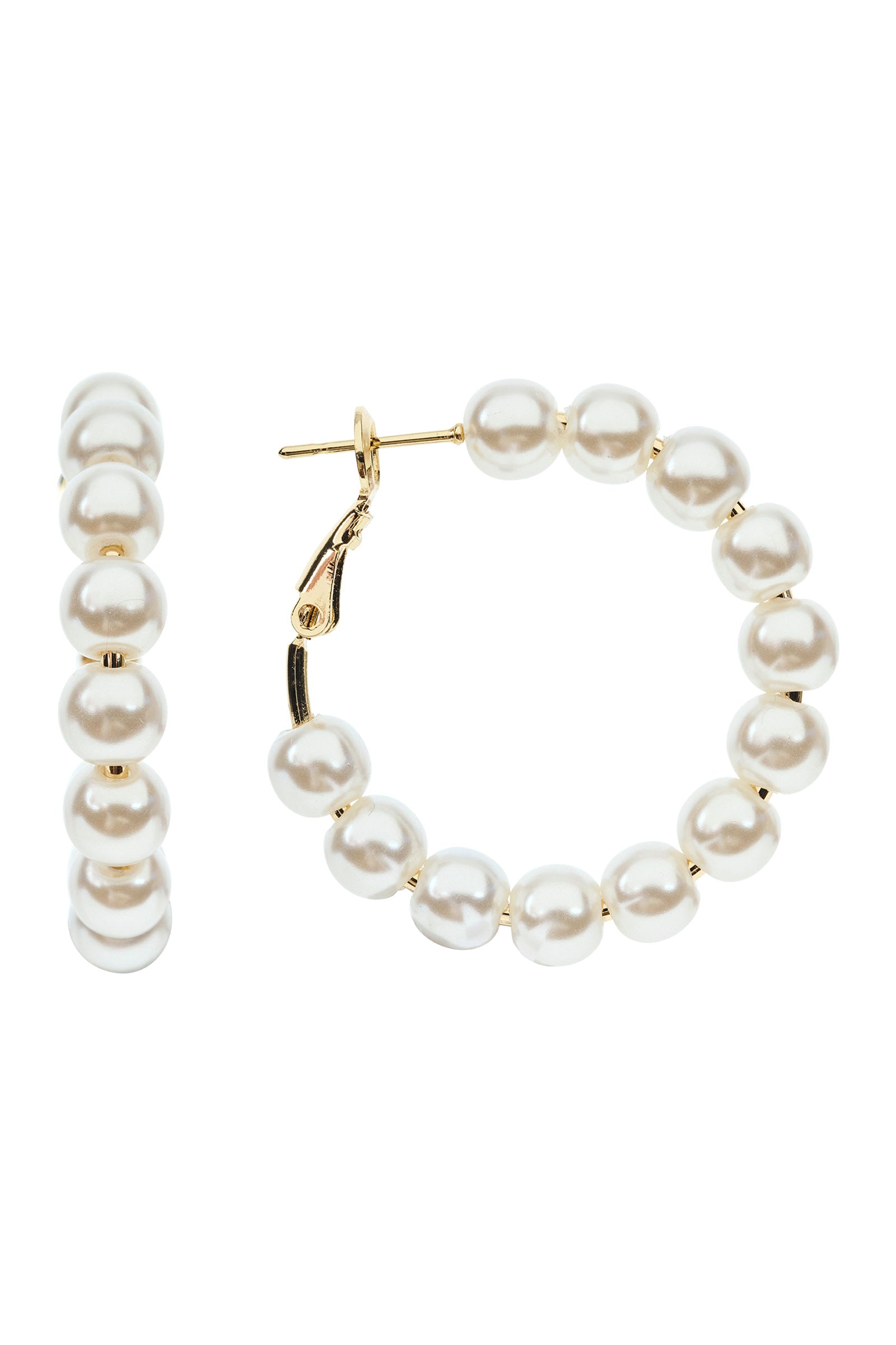 Rumi Pearl Earring - Cream Pearl