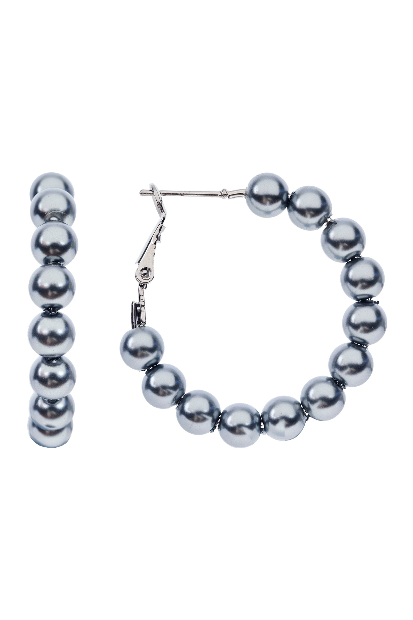 Rumi Pearl Earring - Silver Pearl