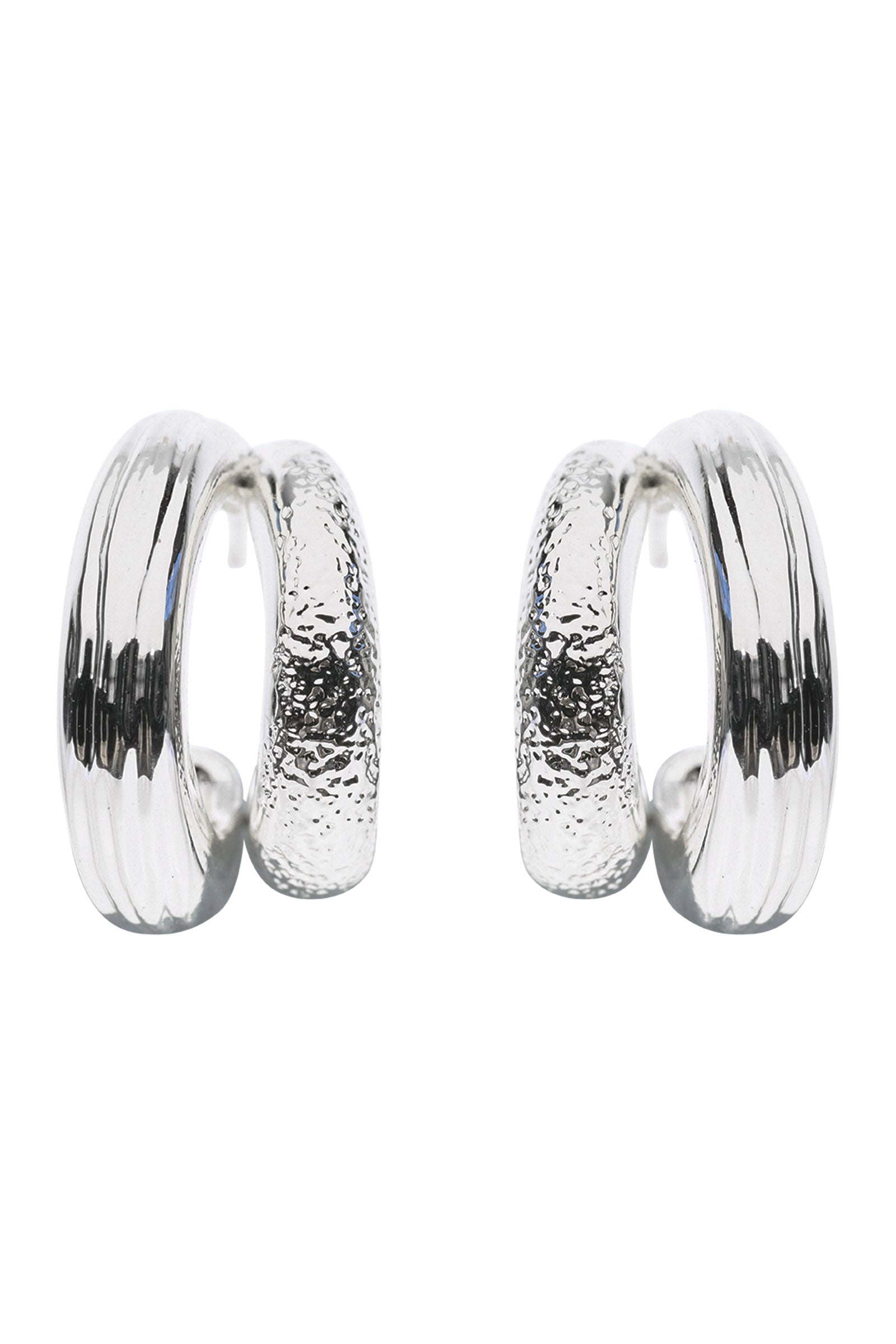 Heritage Luxe Earring - Silver Duet