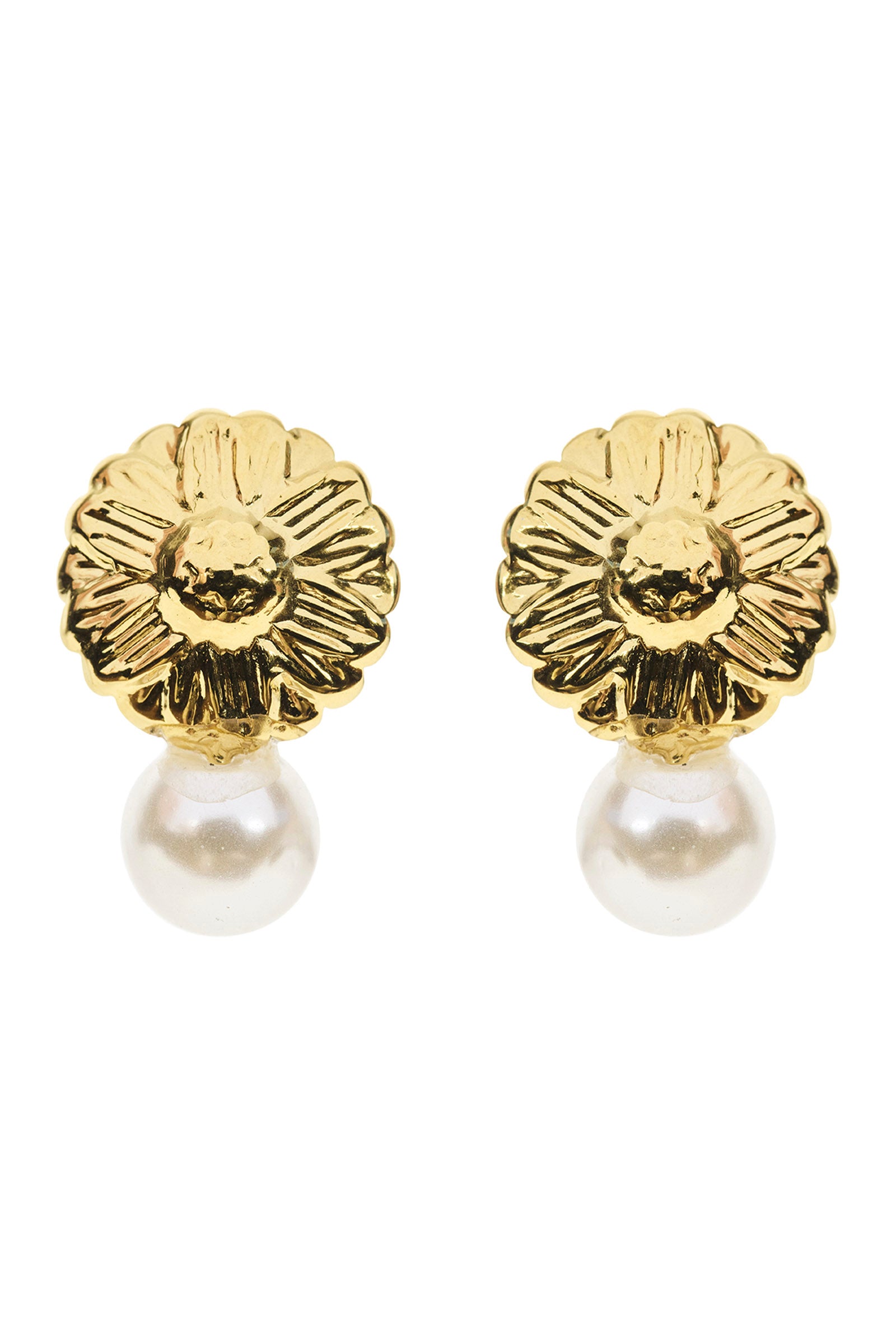 Heritage Earring - Pearl Flower