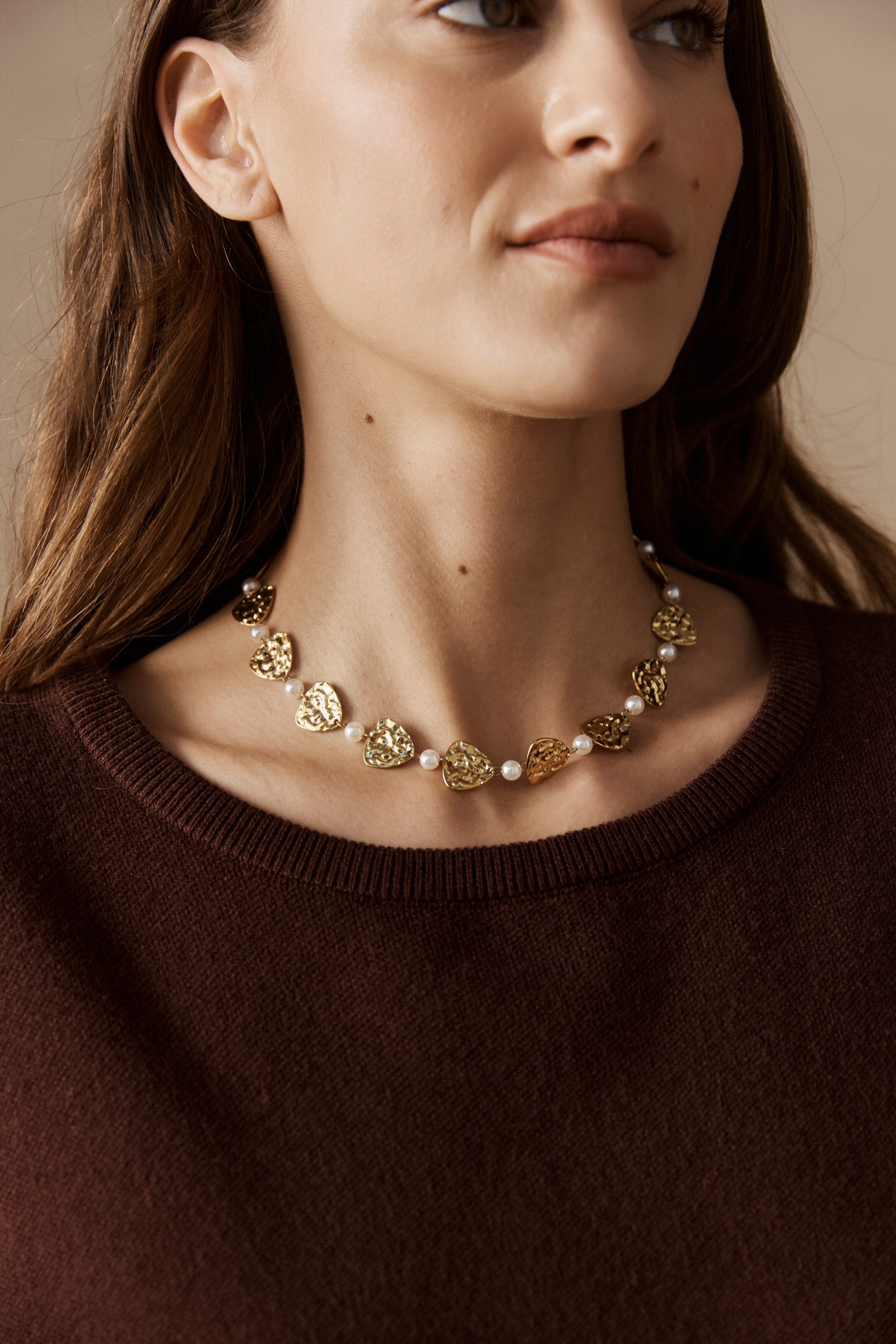 San Necklace - Pearl / Gold