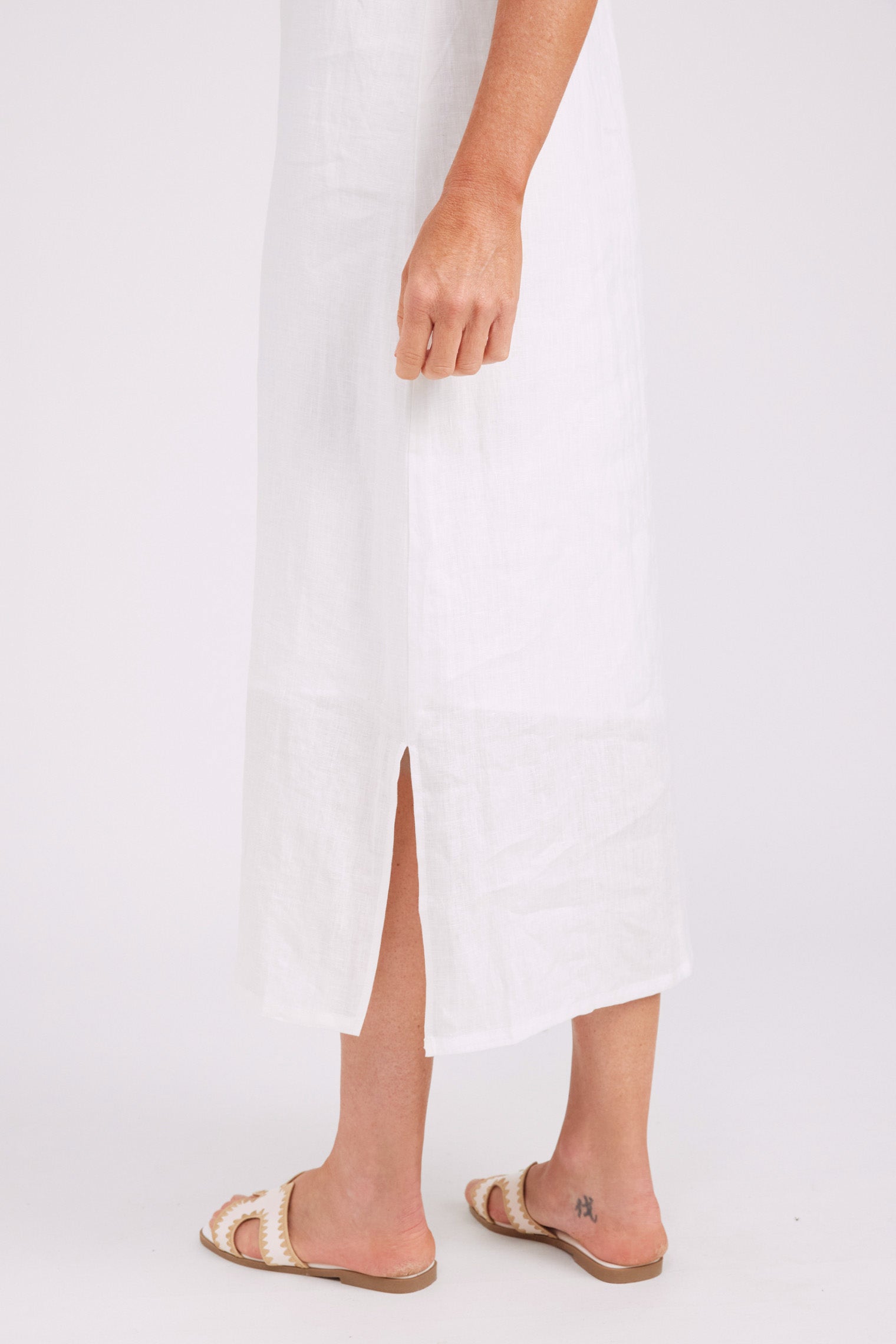 Studio Tank Maxi Dress - White