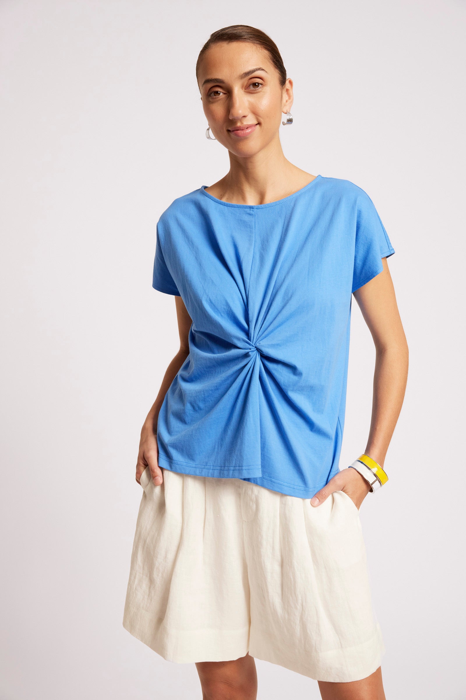 Casa Twist Tshirt - Marine